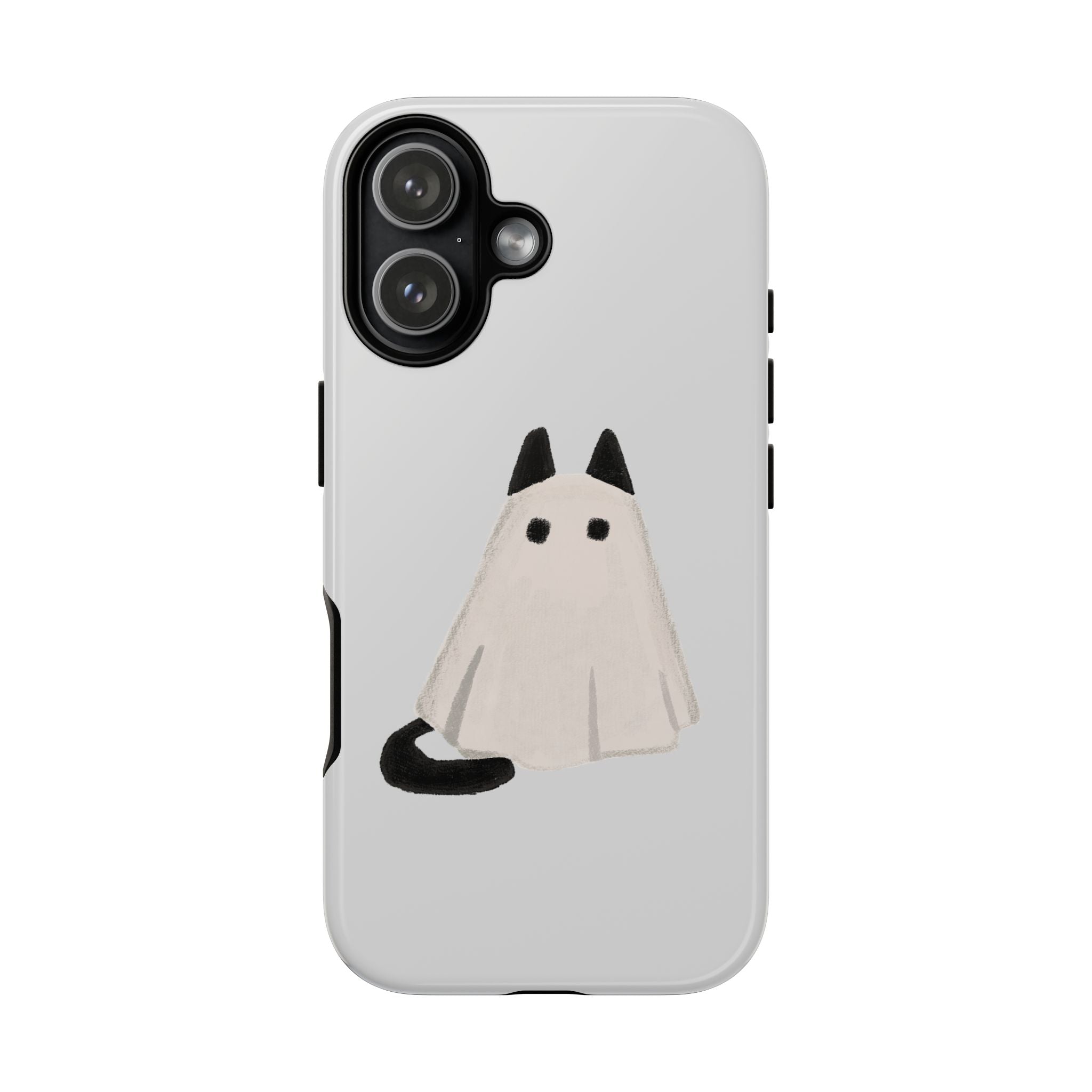 Cute Cat Ghost Phone Case | Halloween Gift for Cat Lovers