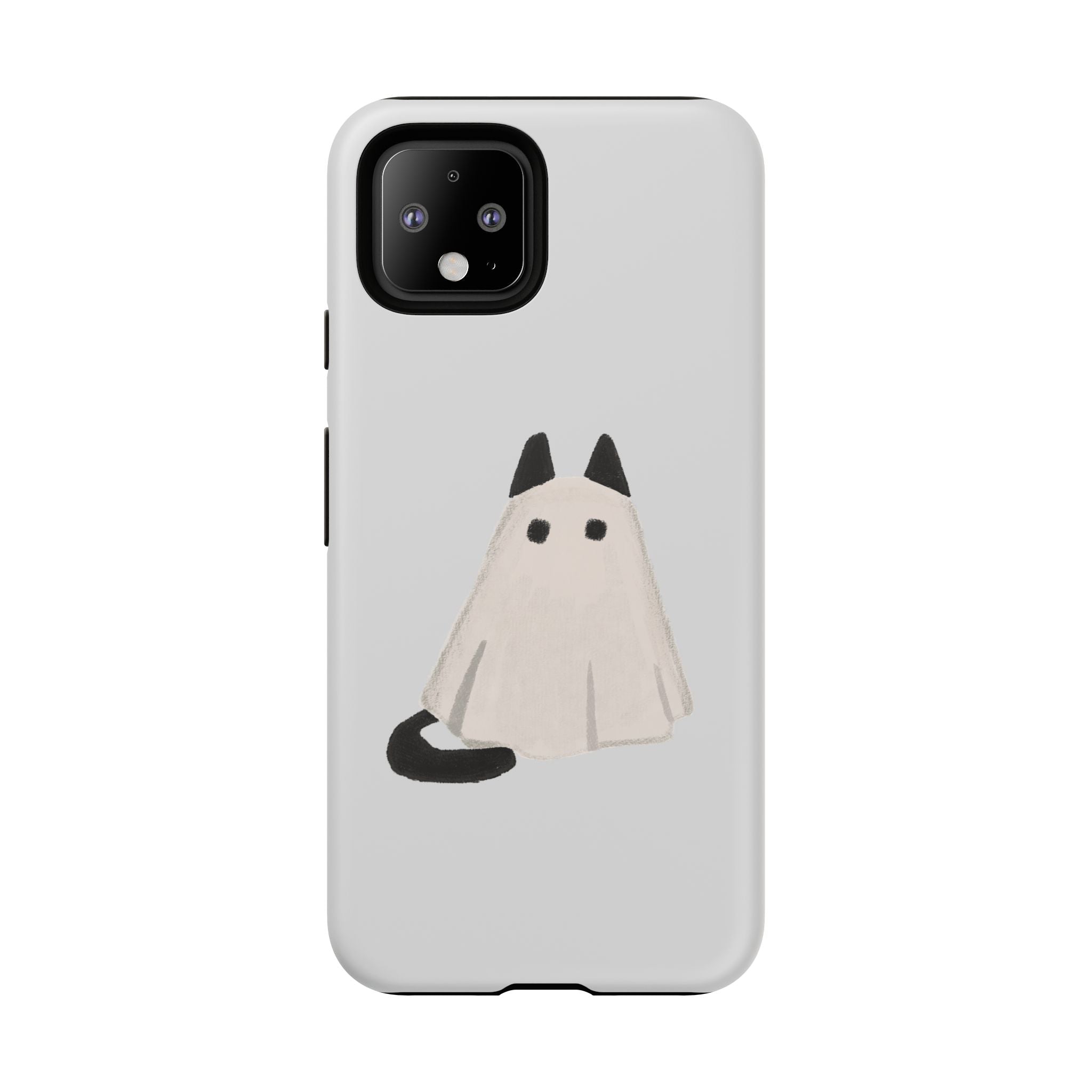 Cute Cat Ghost Phone Case | Halloween Gift for Cat Lovers