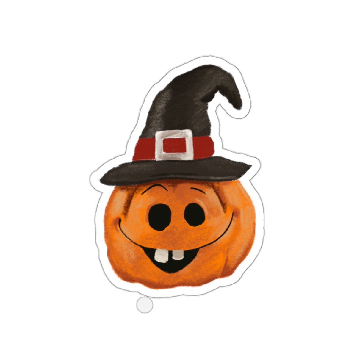 Halloween Pumpkin Stickers | Cute Die-Cut Seasonal Decor