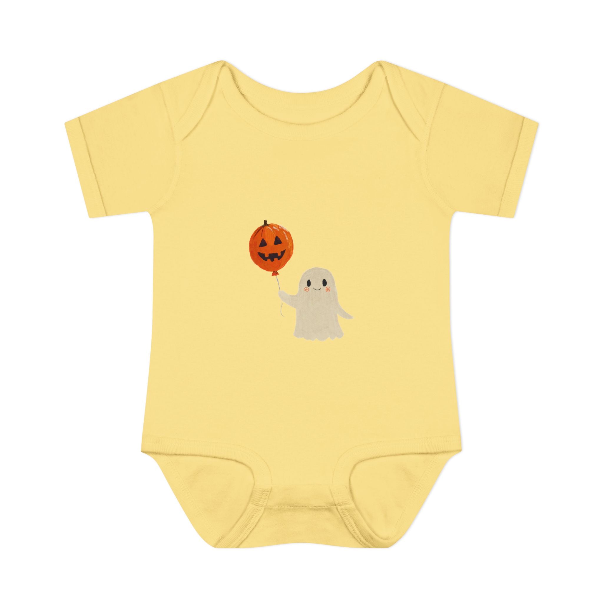 Halloween Baby Bodysuit | Cute Pumpkin Ghost Infant Outfit
