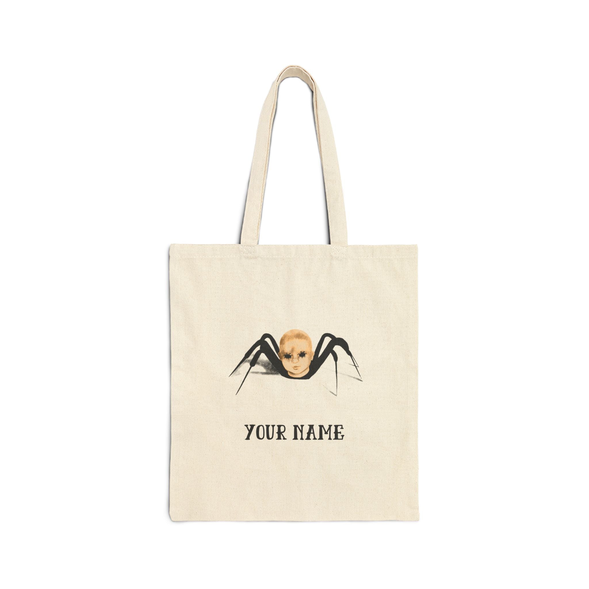 Personalized Spider Tote Bag | Eco-Friendly Halloween Gift