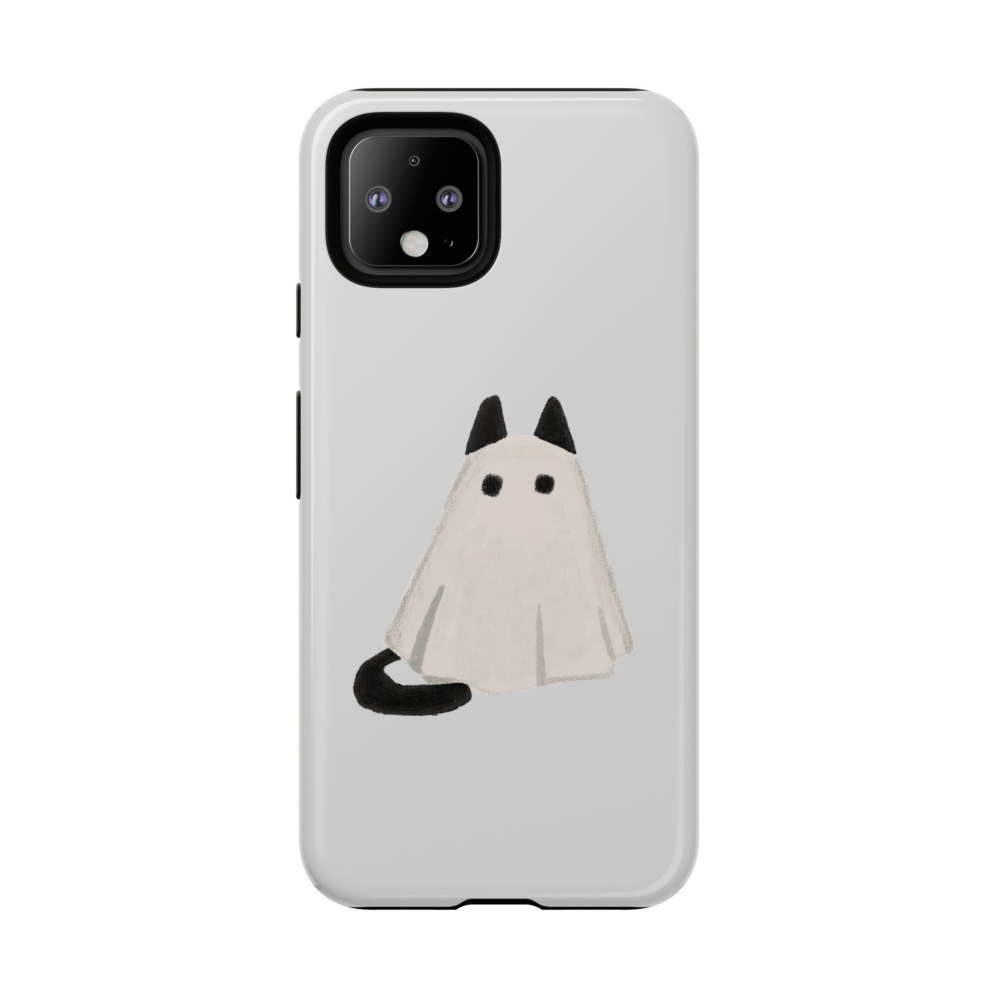 Cute Cat Ghost Phone Case | Halloween Gift for Cat Lovers