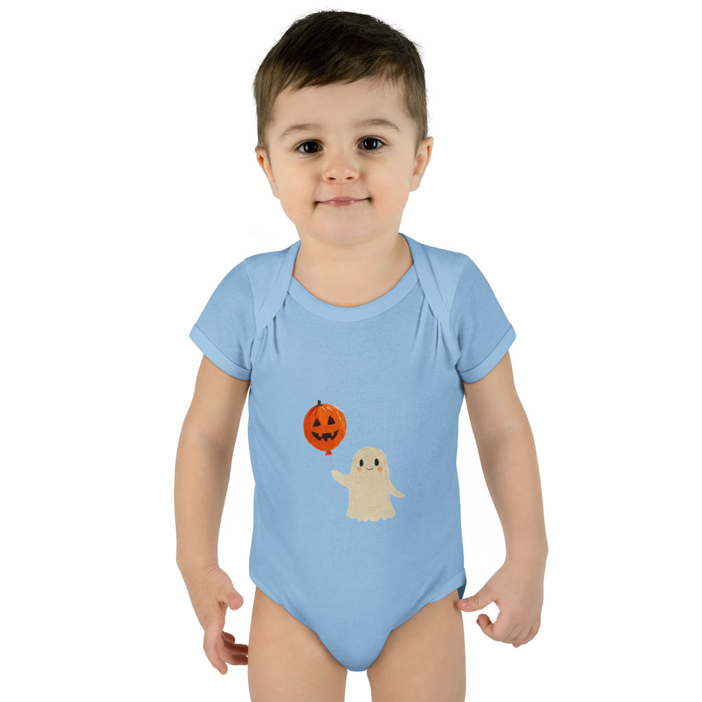 Halloween Baby Bodysuit | Cute Pumpkin Ghost Infant Outfit
