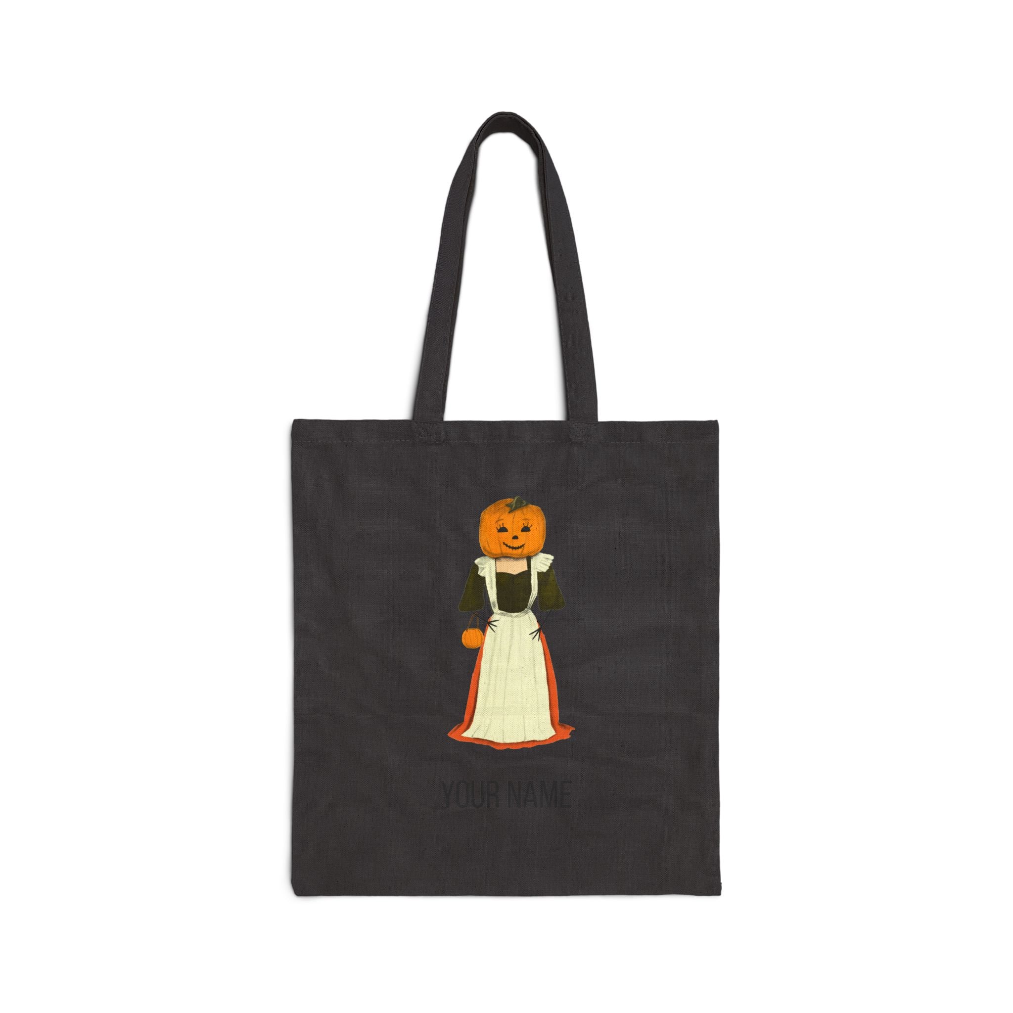 Personalized Pumpkin Princess Tote | Halloween Trick or Treat Bag