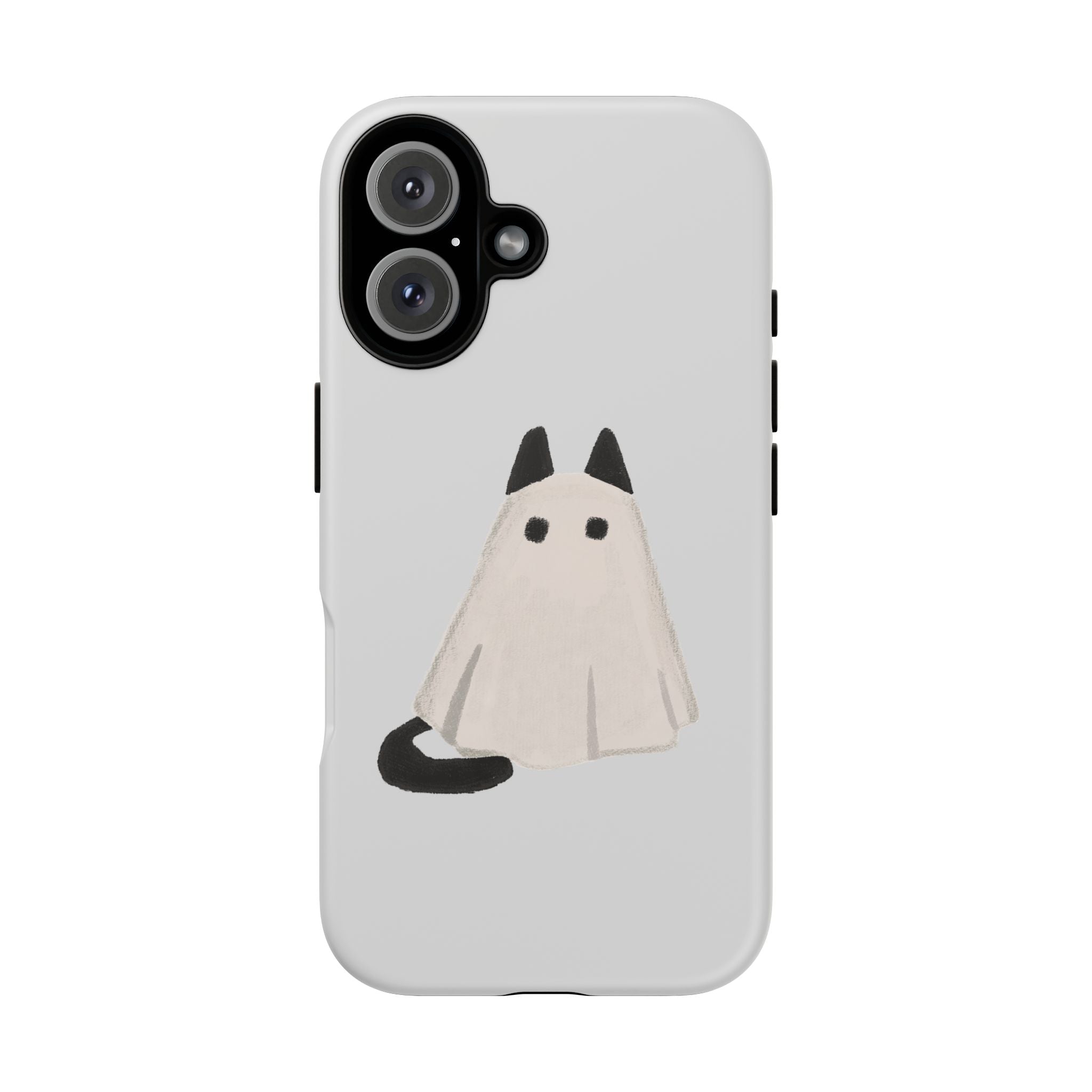 Cute Cat Ghost Phone Case | Halloween Gift for Cat Lovers