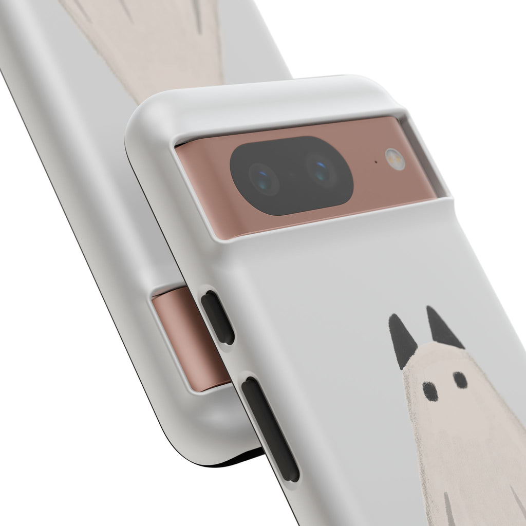 Cute Cat Ghost Phone Case | Halloween Gift for Cat Lovers