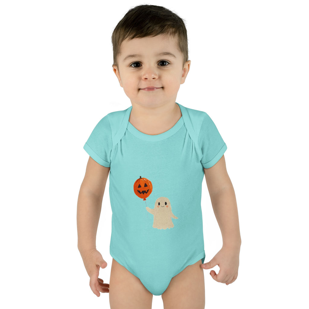 Halloween Baby Bodysuit | Cute Pumpkin Ghost Infant Outfit