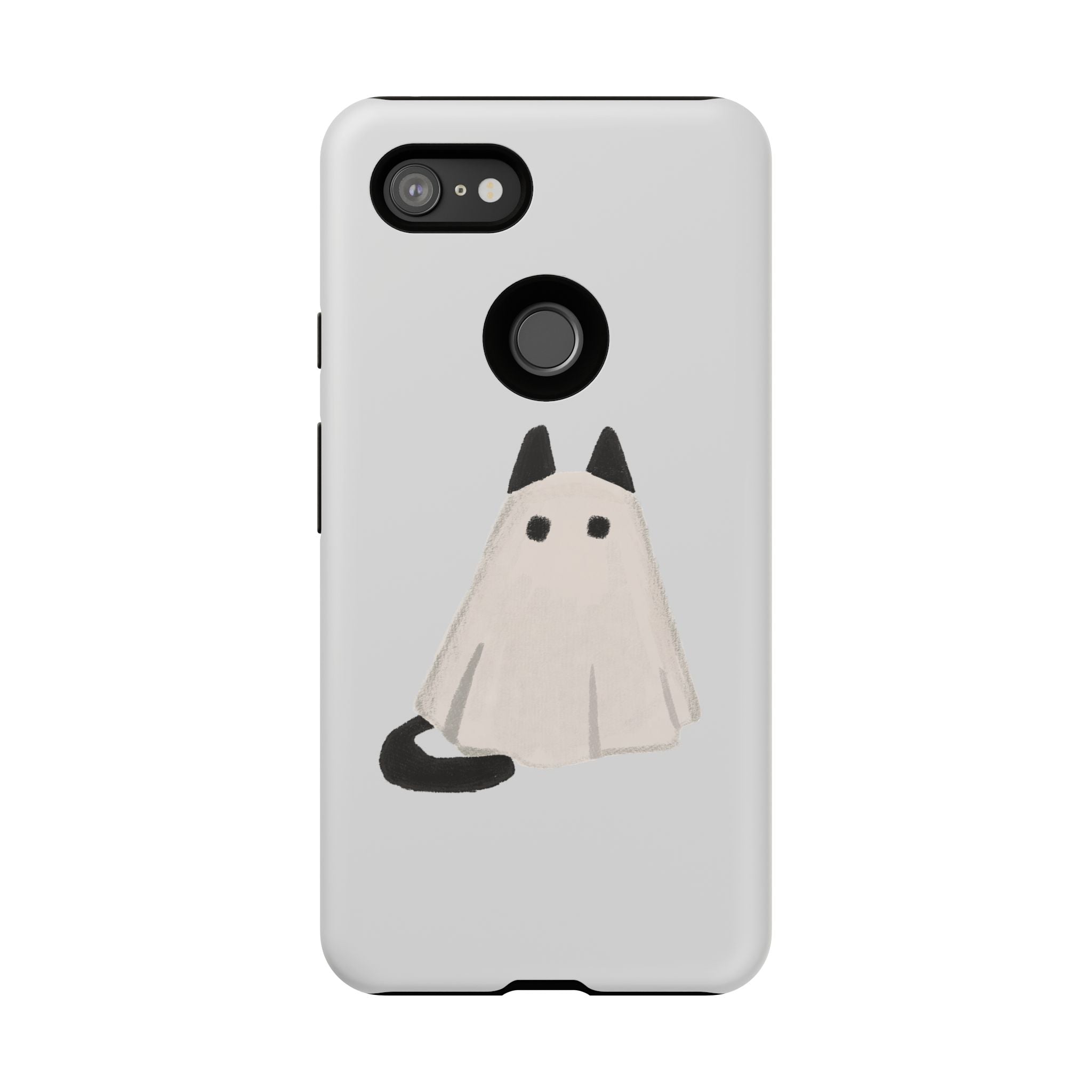 Cute Cat Ghost Phone Case | Halloween Gift for Cat Lovers