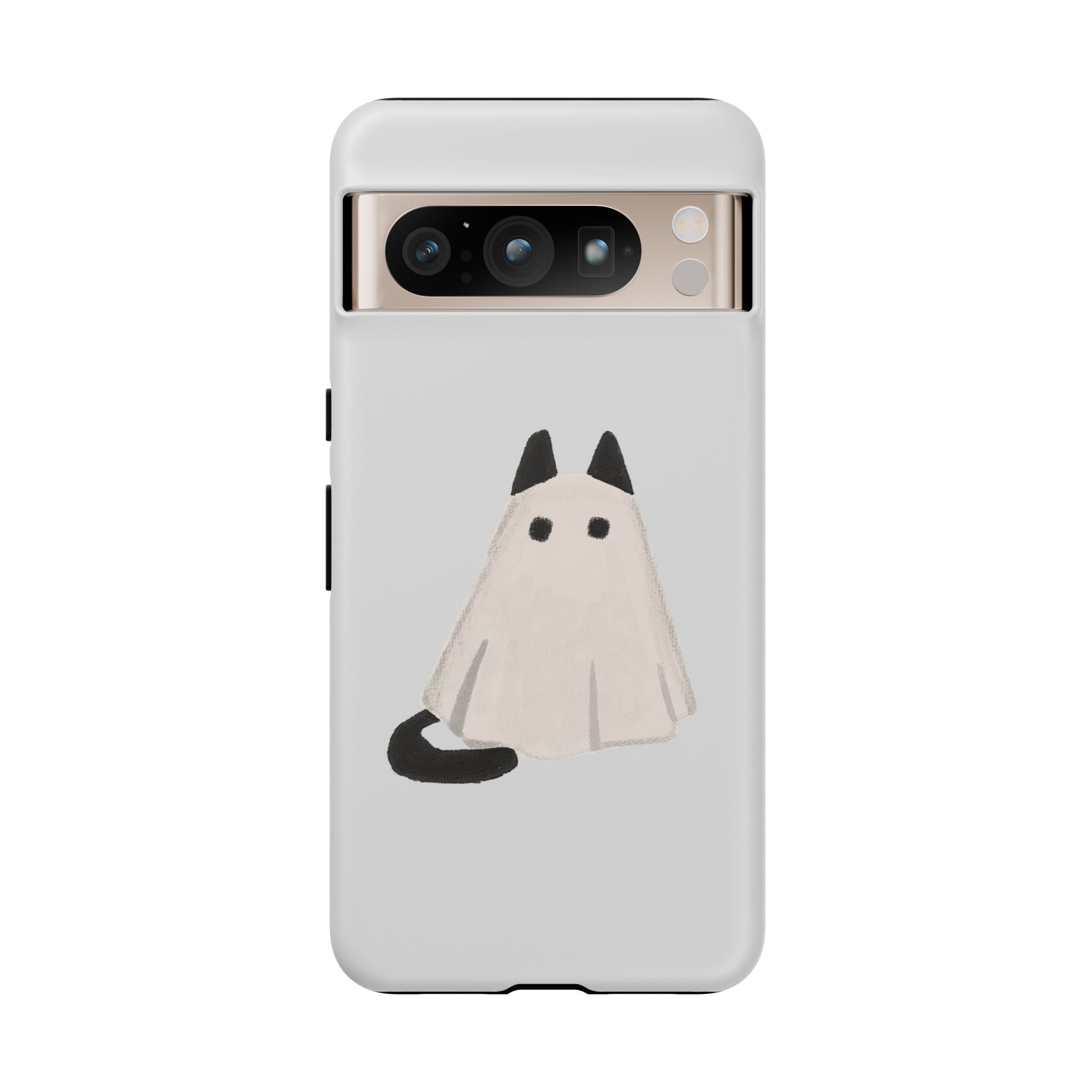 Cute Cat Ghost Phone Case | Halloween Gift for Cat Lovers