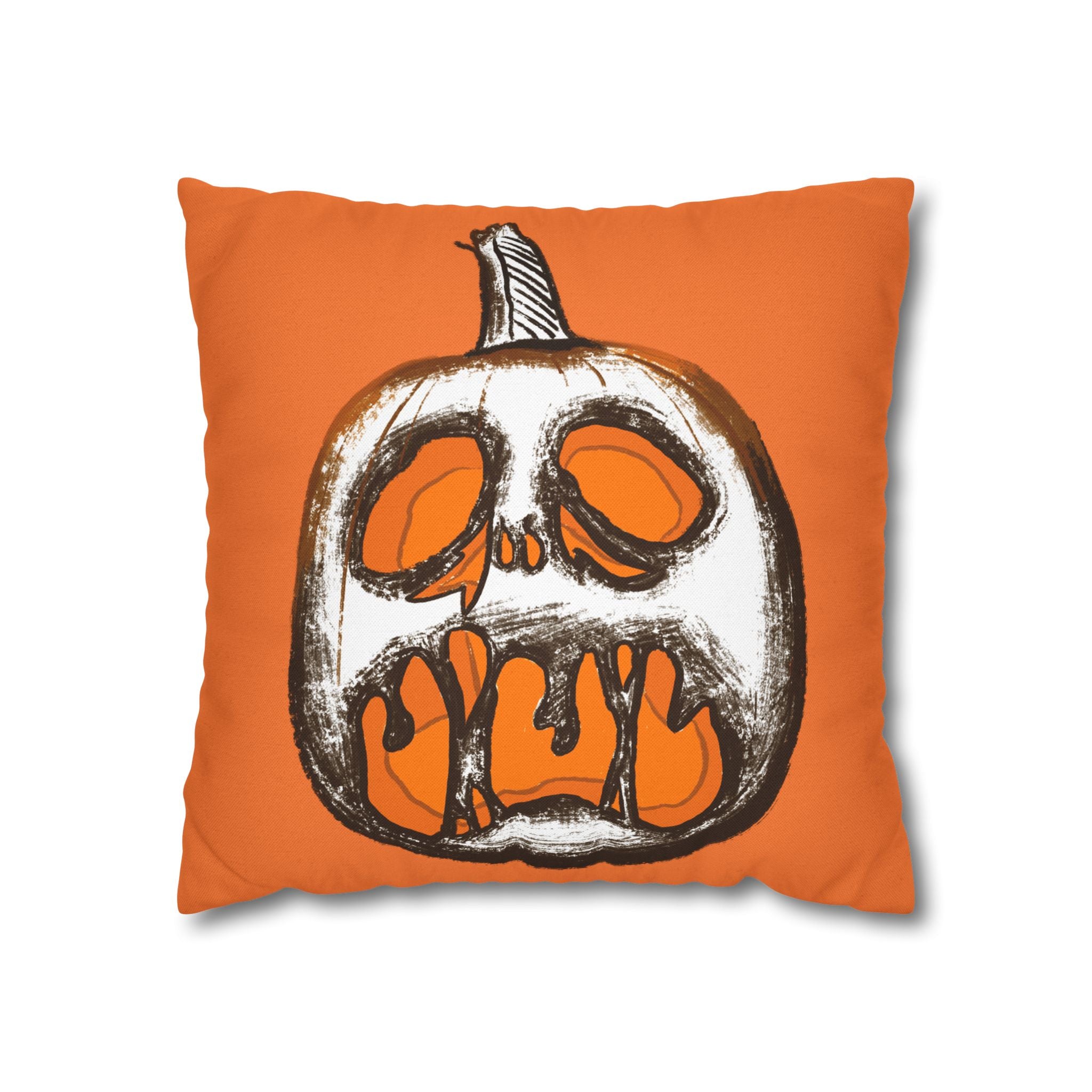 Halloween Pumpkin Pillowcase | Spooky Fall Home Accent