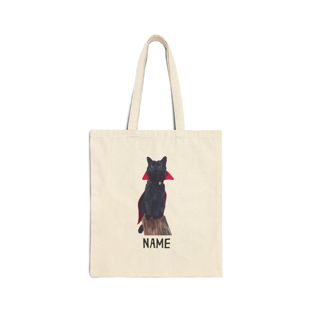 Custom Pet Portrait Tote Bag | Personalized Cotton Canvas Gift