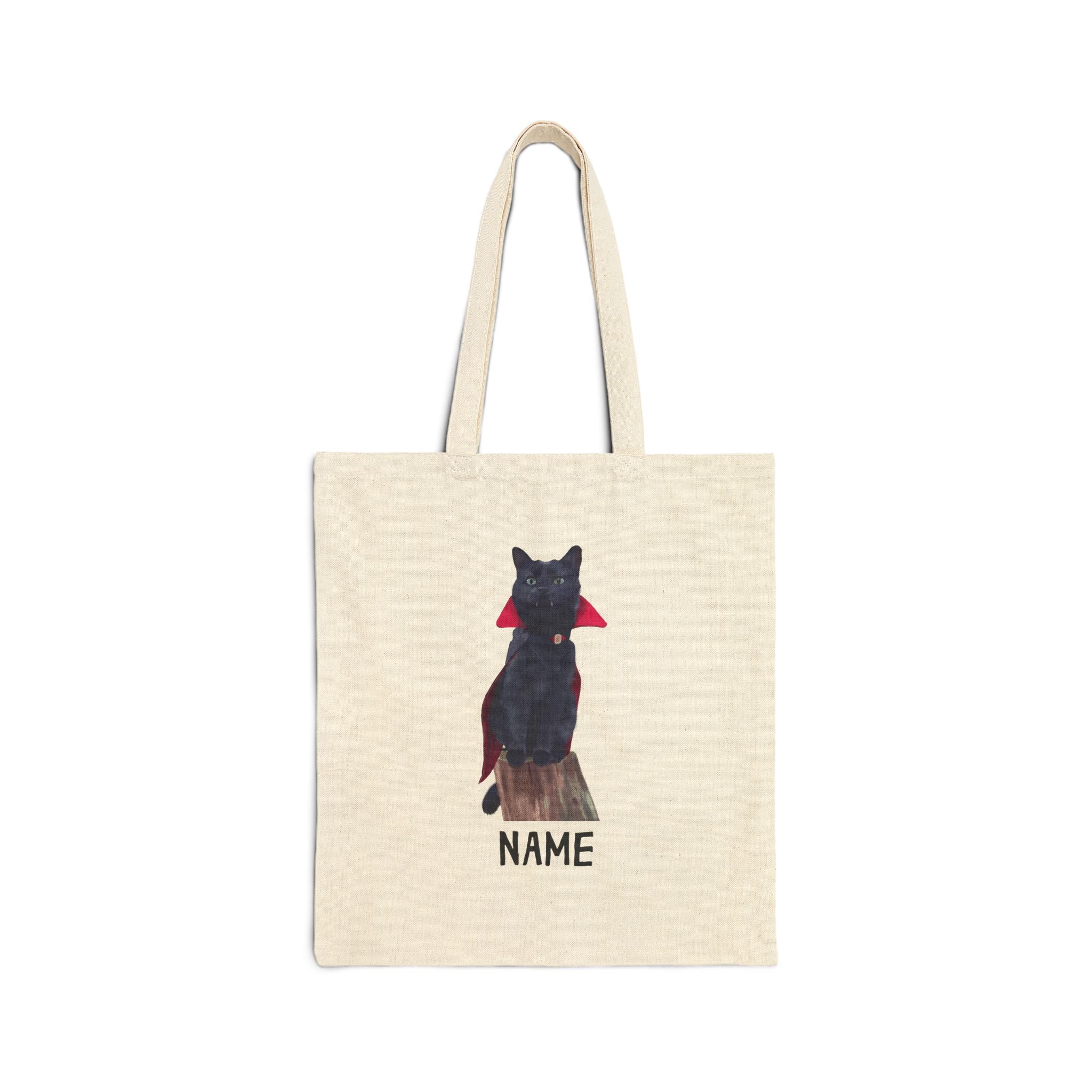 Custom Pet Portrait Tote Bag | Personalized Cotton Canvas Gift