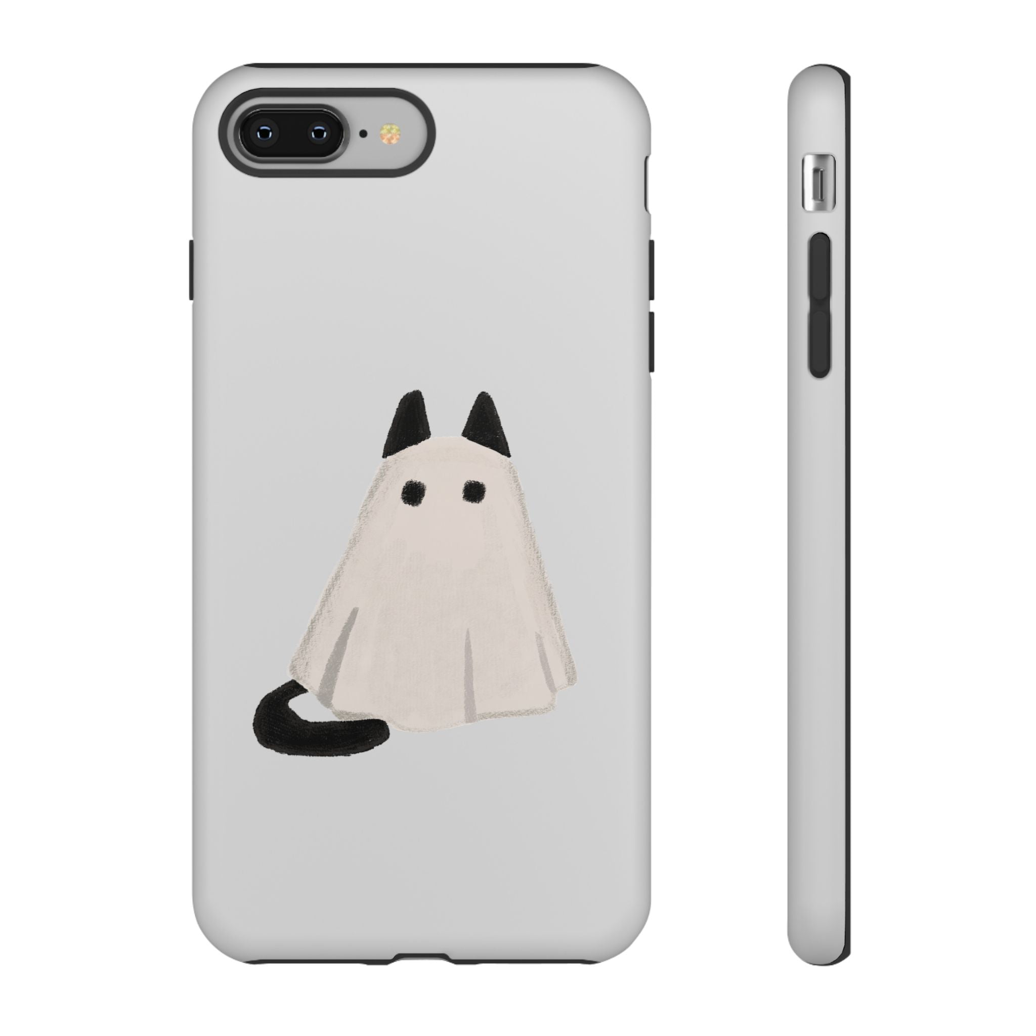 Cute Cat Ghost Phone Case | Halloween Gift for Cat Lovers