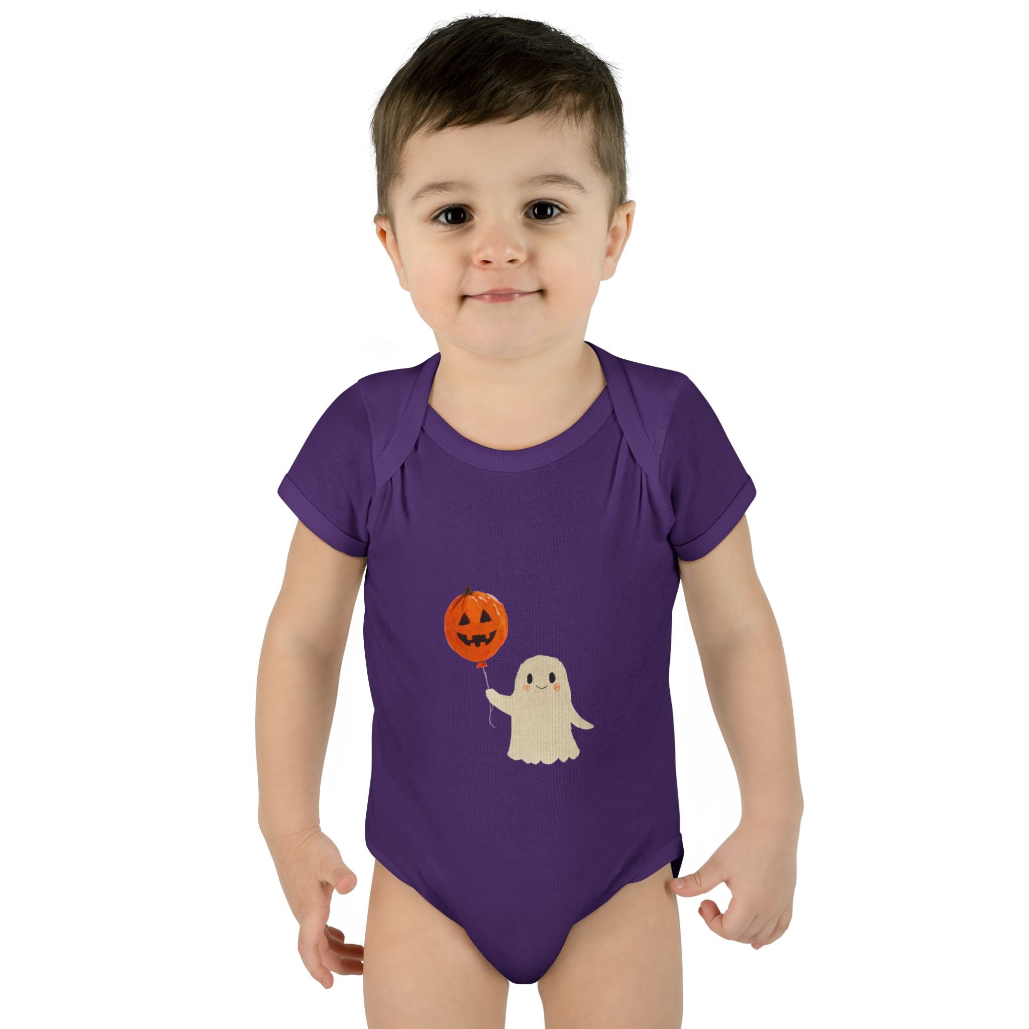 Halloween Baby Bodysuit | Cute Pumpkin Ghost Infant Outfit