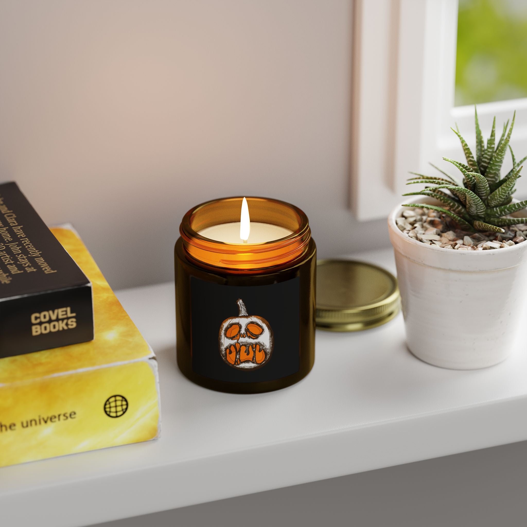 Pumpkin Scented Candle | Cozy Fall Home Fragrance Gift