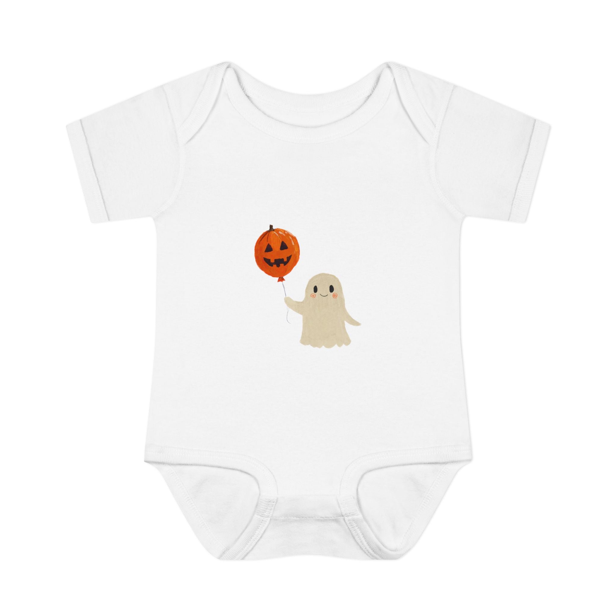 Halloween Baby Bodysuit | Cute Pumpkin Ghost Infant Outfit