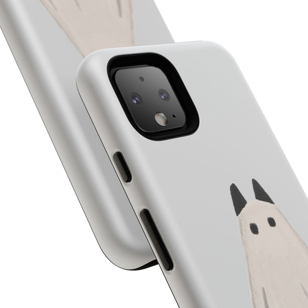 Cute Cat Ghost Phone Case | Halloween Gift for Cat Lovers