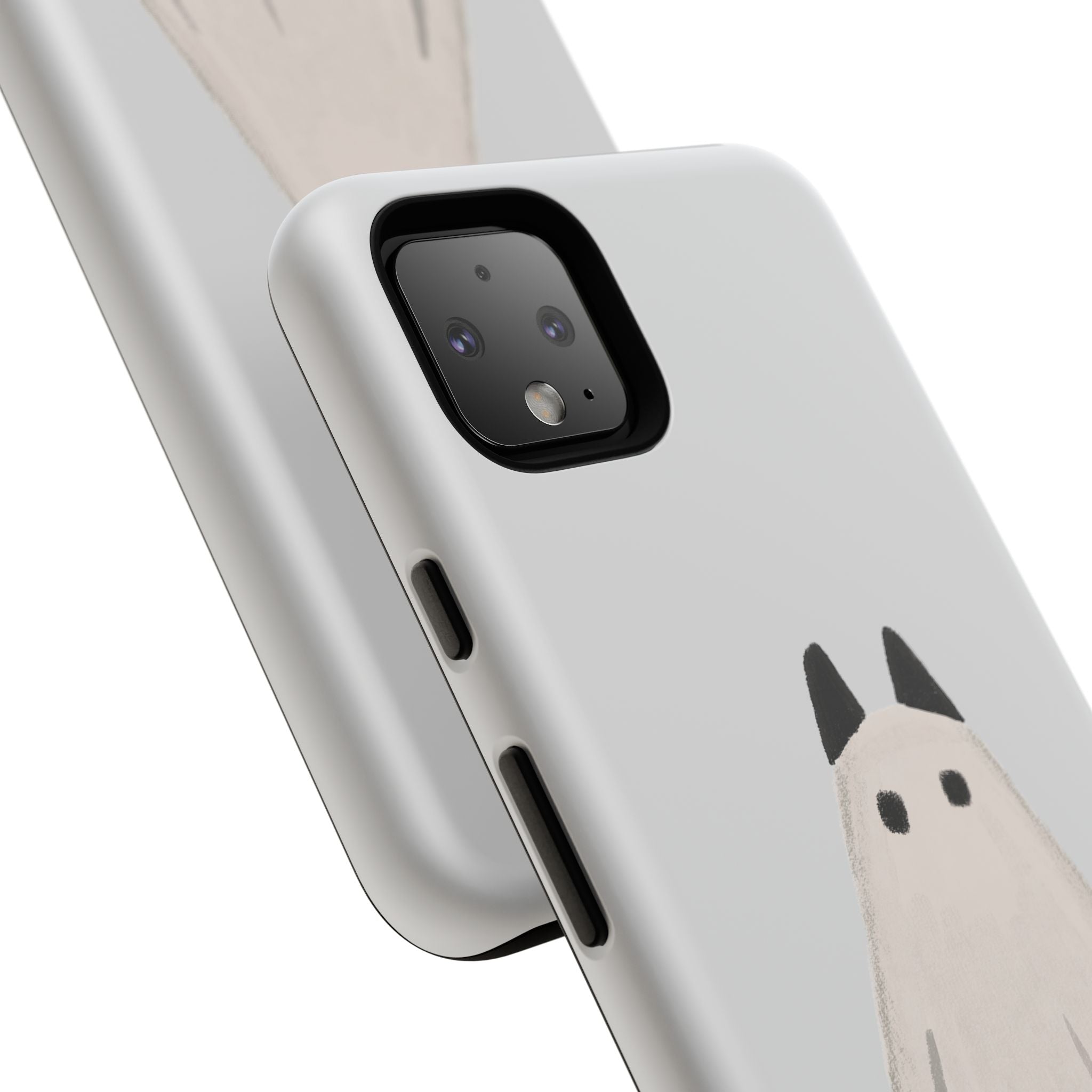 Cute Cat Ghost Phone Case | Halloween Gift for Cat Lovers