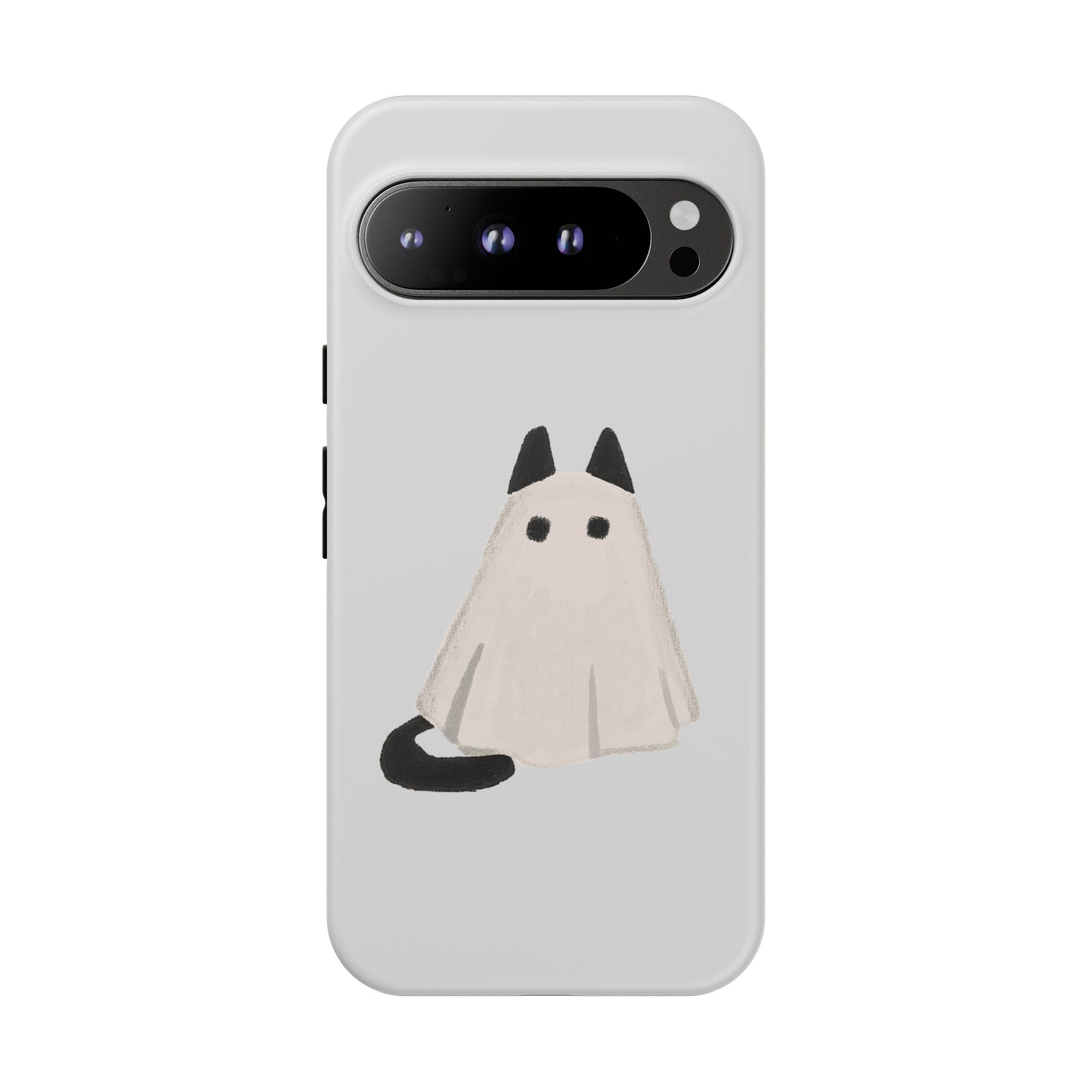 Cute Cat Ghost Phone Case | Halloween Gift for Cat Lovers