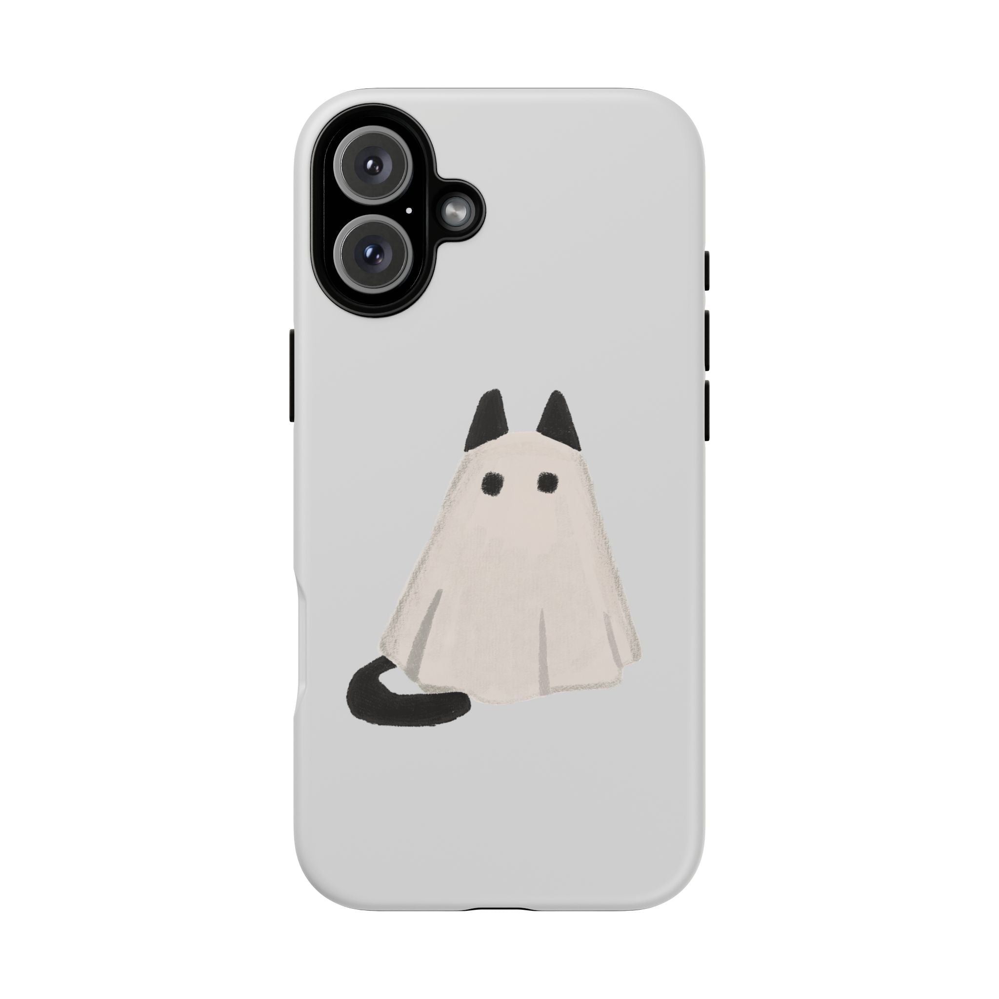 Cute Cat Ghost Phone Case | Halloween Gift for Cat Lovers