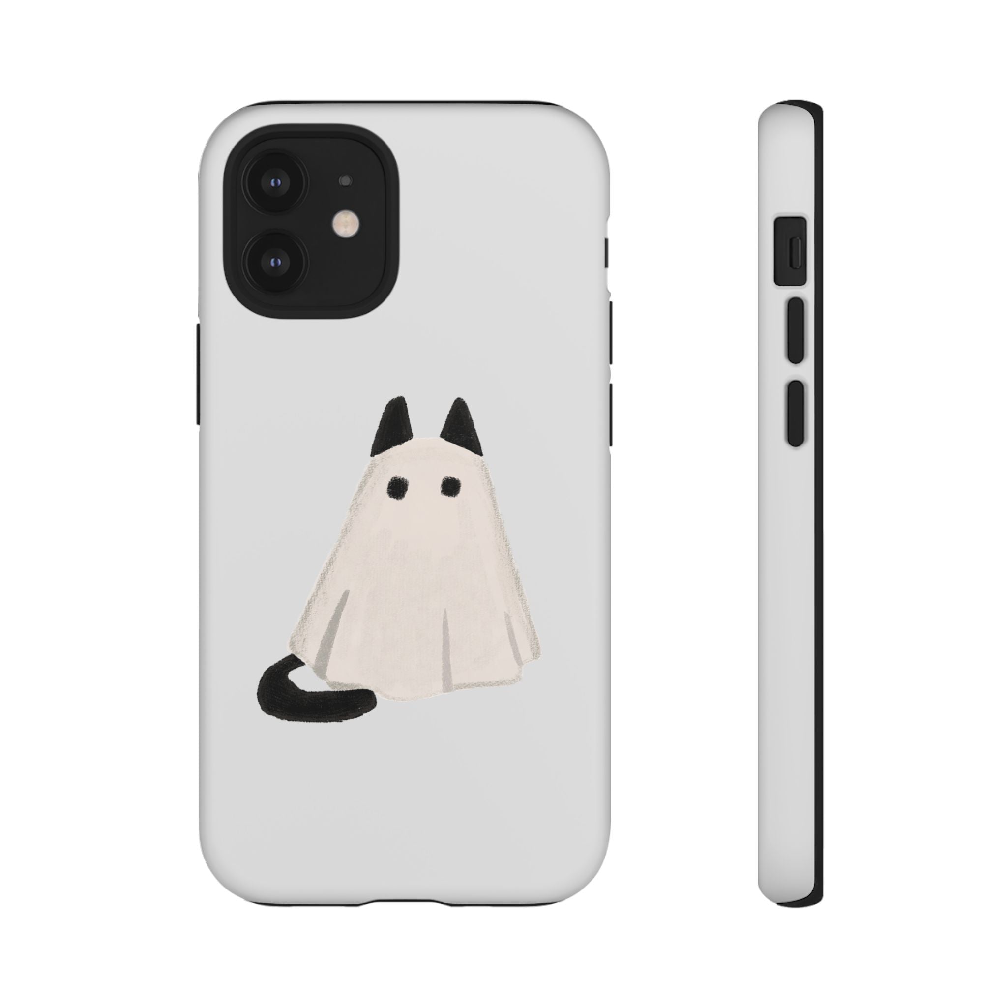 Cute Cat Ghost Phone Case | Halloween Gift for Cat Lovers