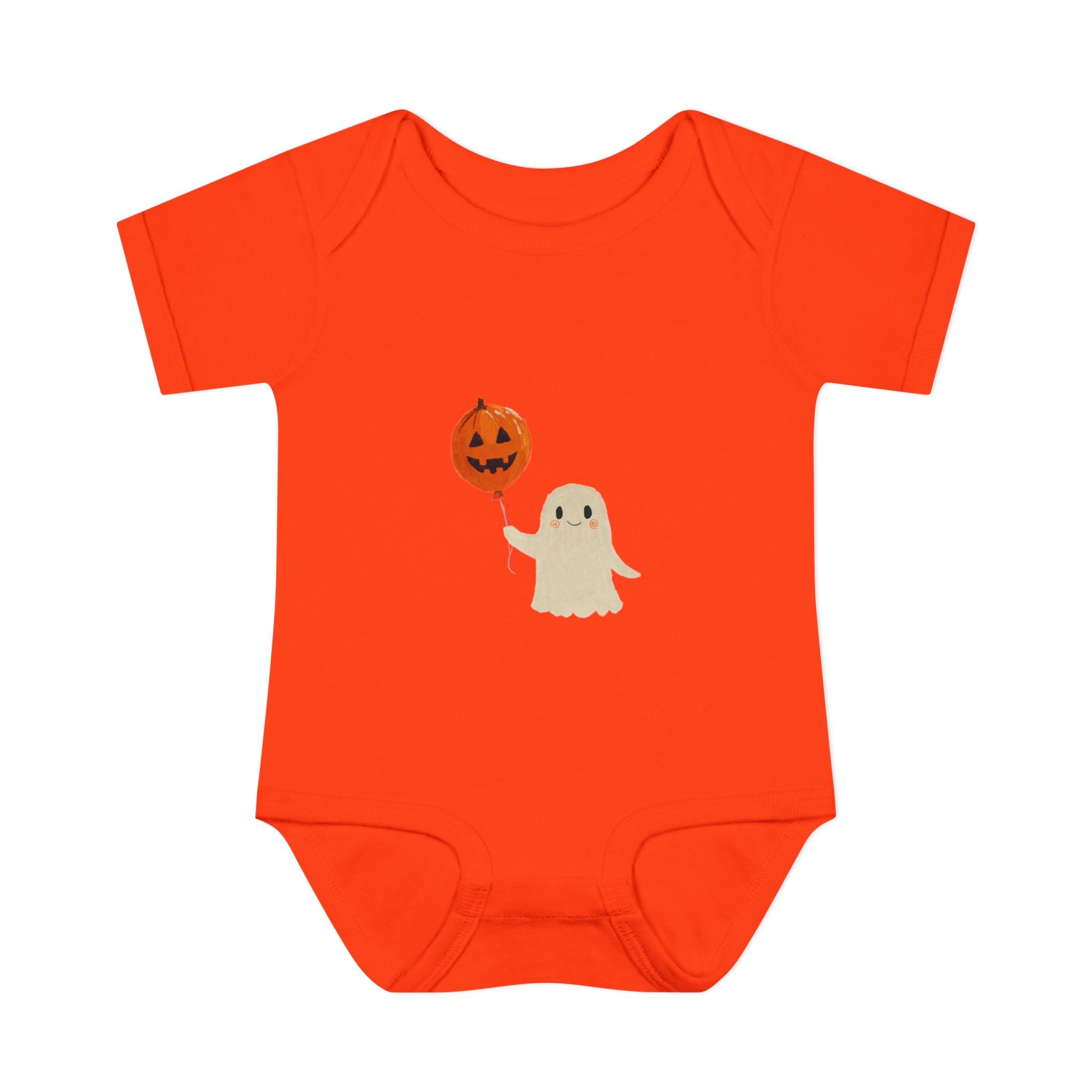 Halloween Baby Bodysuit | Cute Pumpkin Ghost Infant Outfit