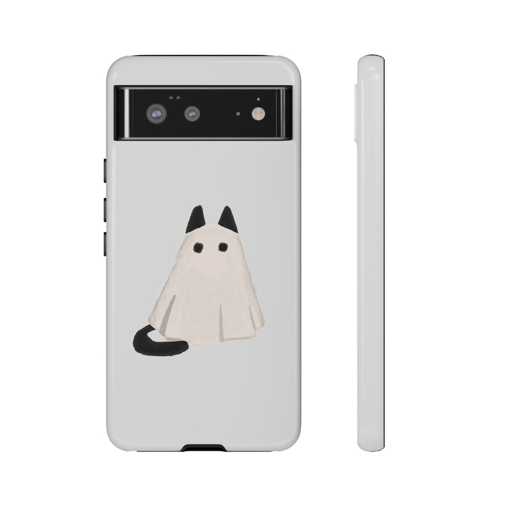 Cute Cat Ghost Phone Case | Halloween Gift for Cat Lovers