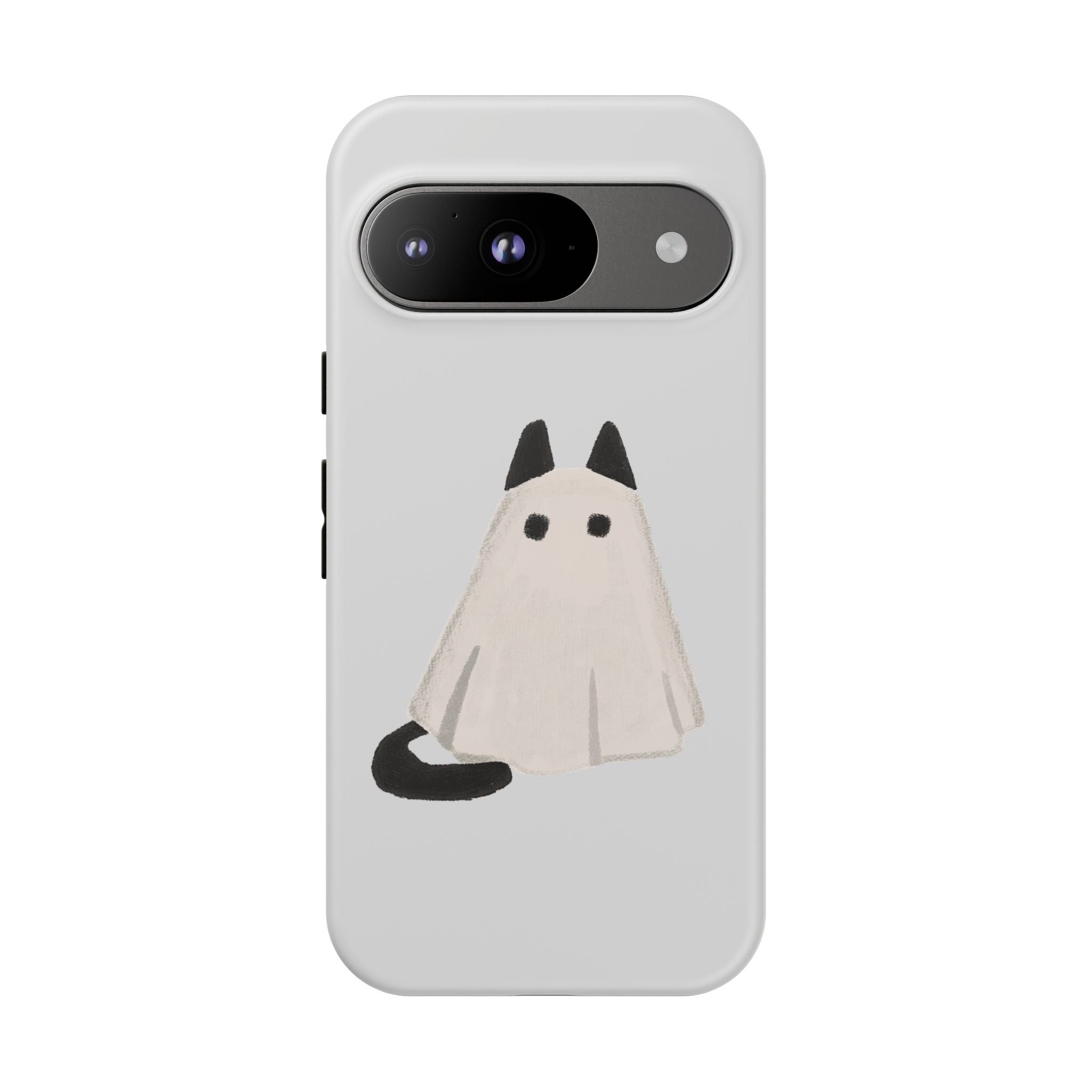 Cute Cat Ghost Phone Case | Halloween Gift for Cat Lovers