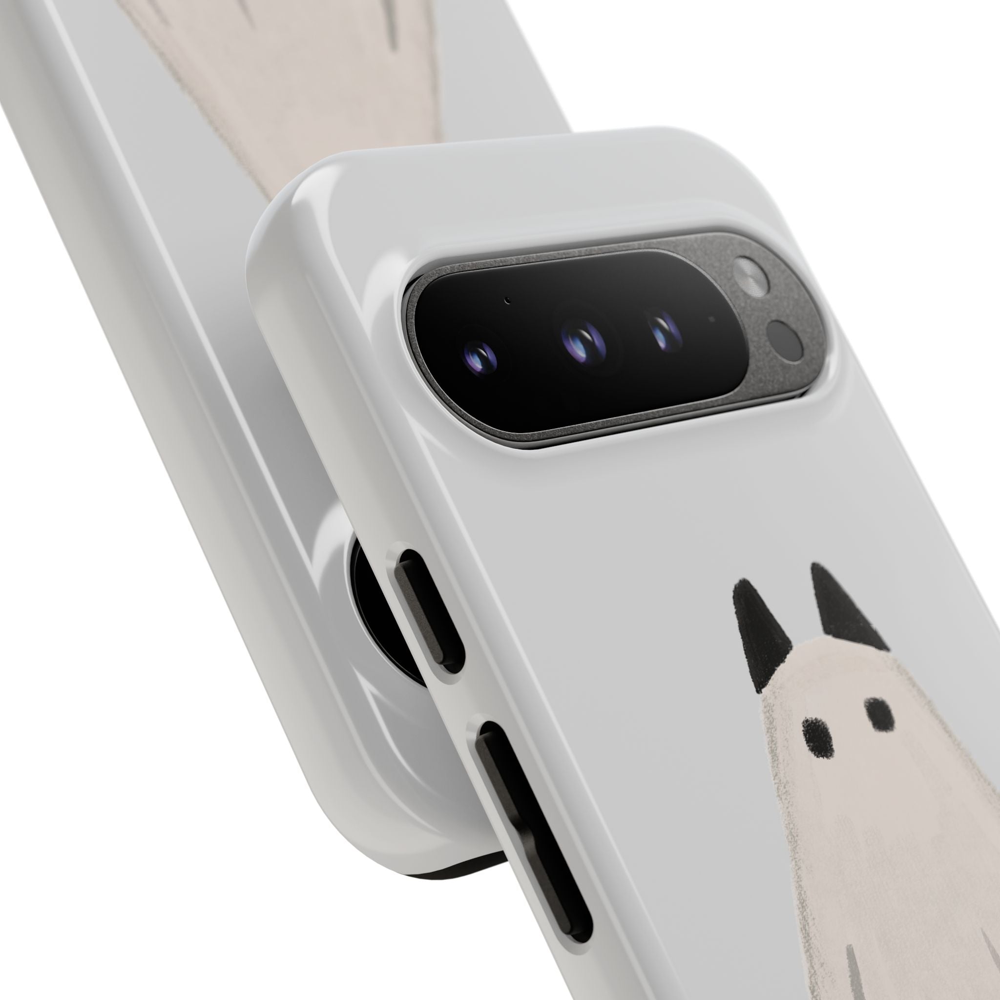 Cute Cat Ghost Phone Case | Halloween Gift for Cat Lovers