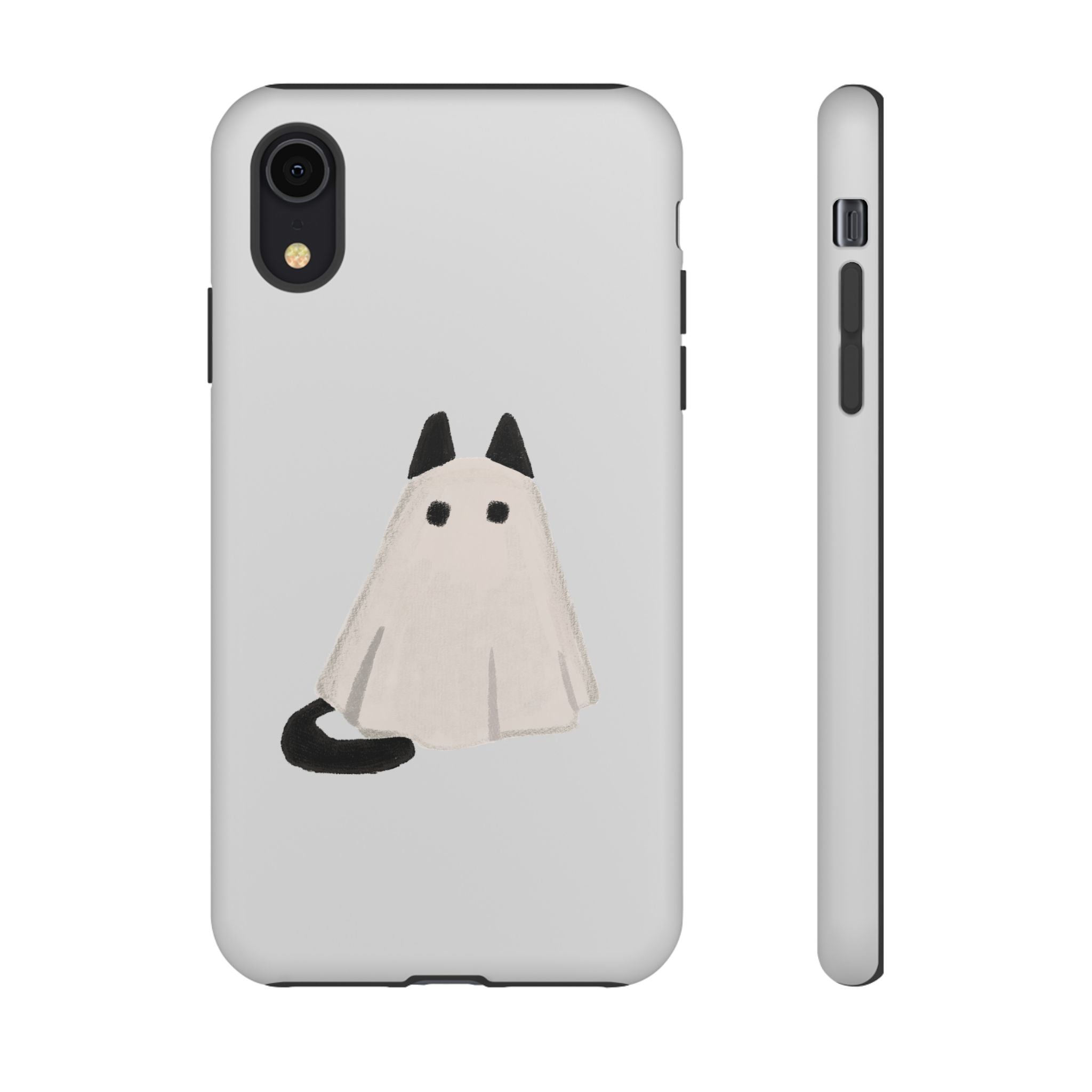 Cute Cat Ghost Phone Case | Halloween Gift for Cat Lovers