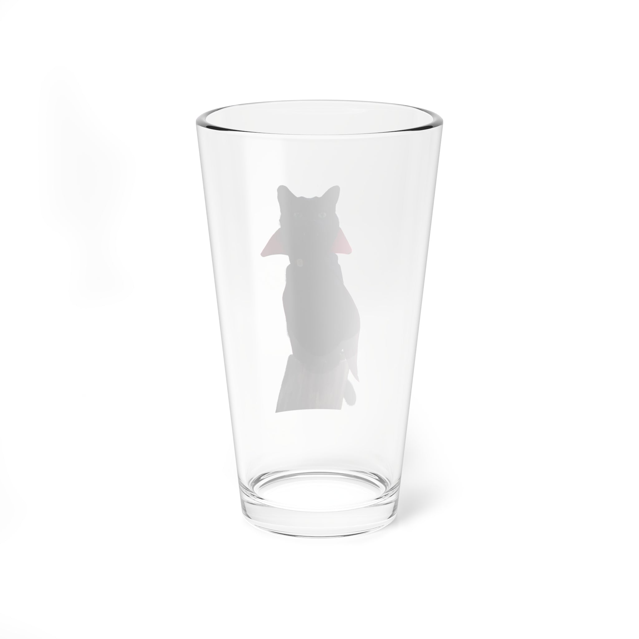 Cat-Themed Mixing Glass 16oz | Fun Cocktail Glass for Cat Lovers