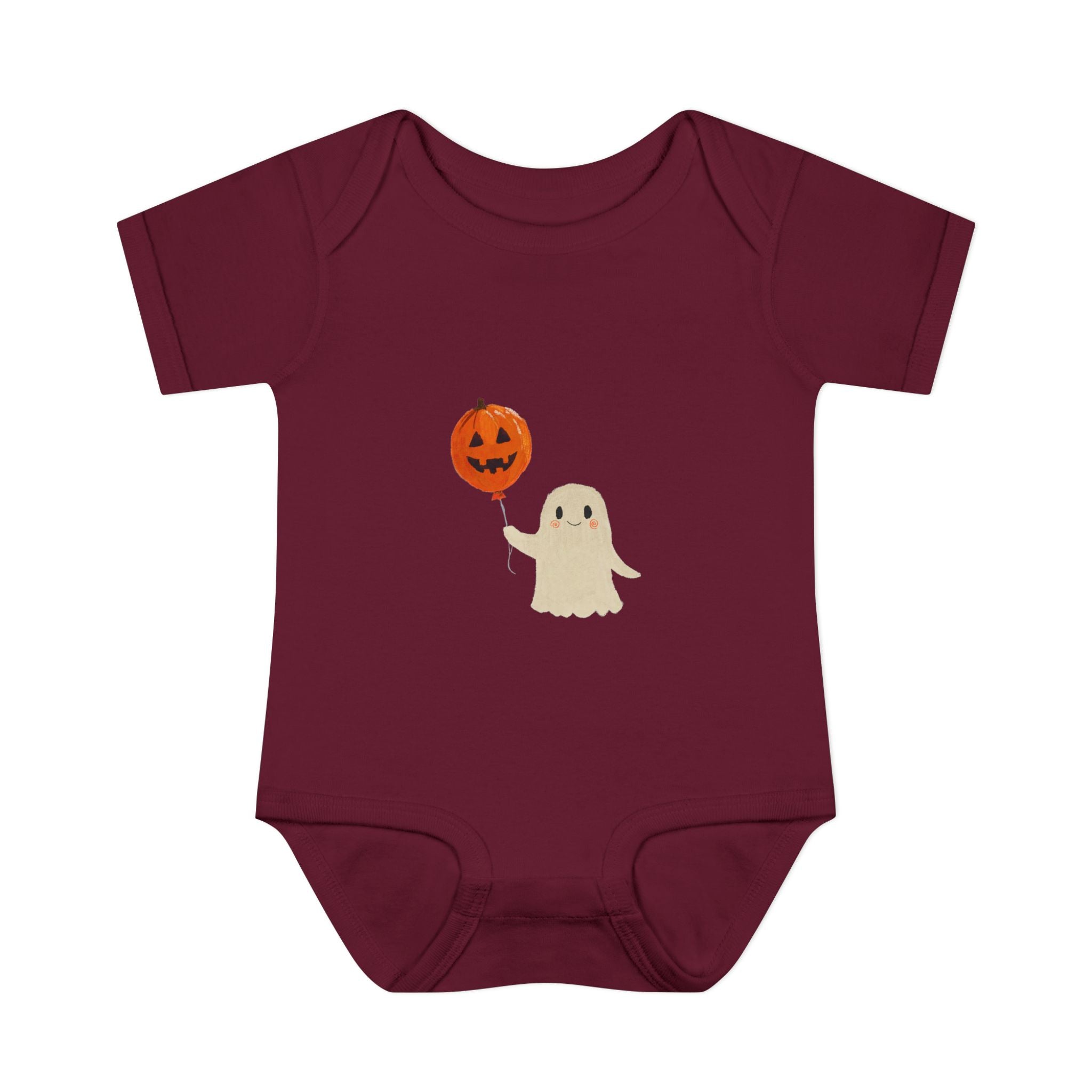 Halloween Baby Bodysuit | Cute Pumpkin Ghost Infant Outfit