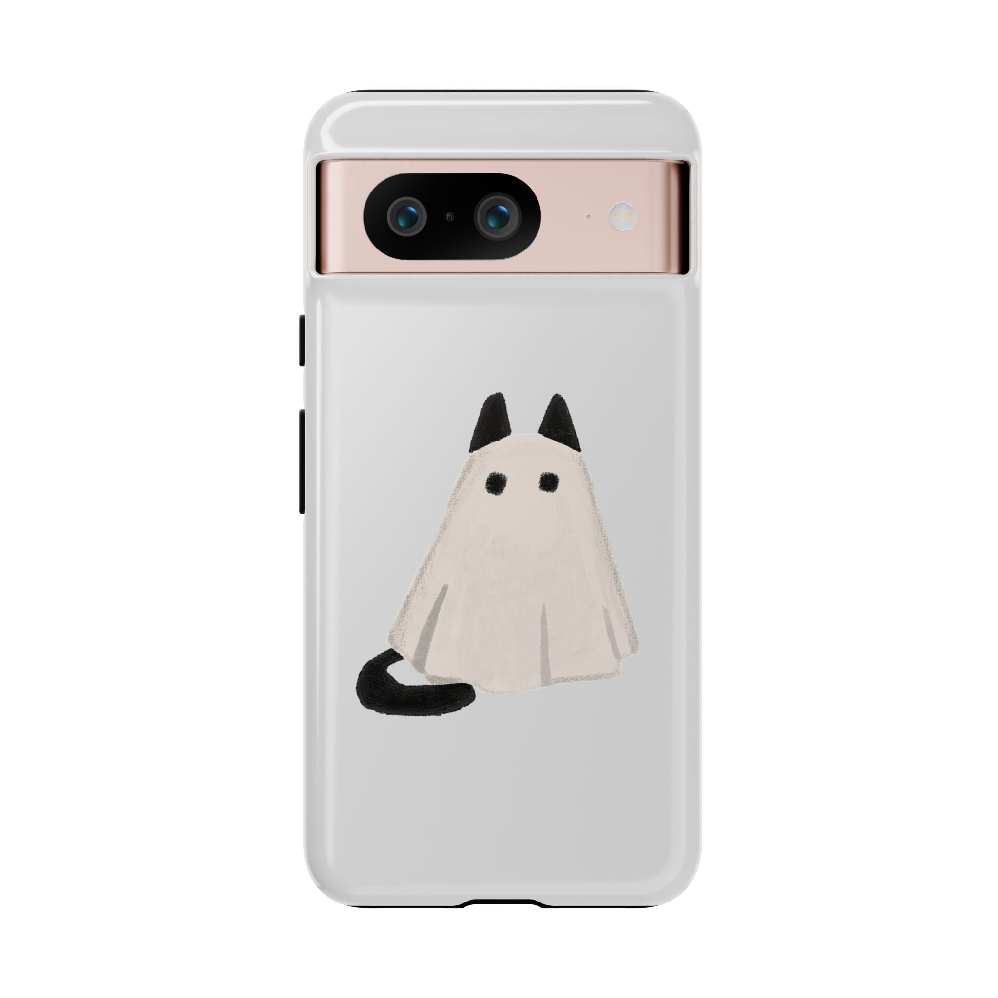 Cute Cat Ghost Phone Case | Halloween Gift for Cat Lovers