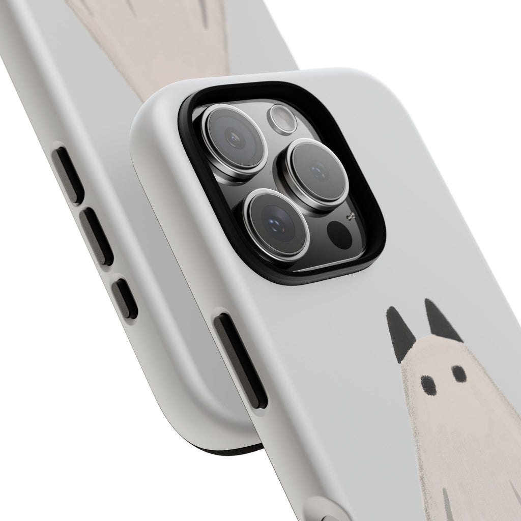 Cute Cat Ghost Phone Case | Halloween Gift for Cat Lovers