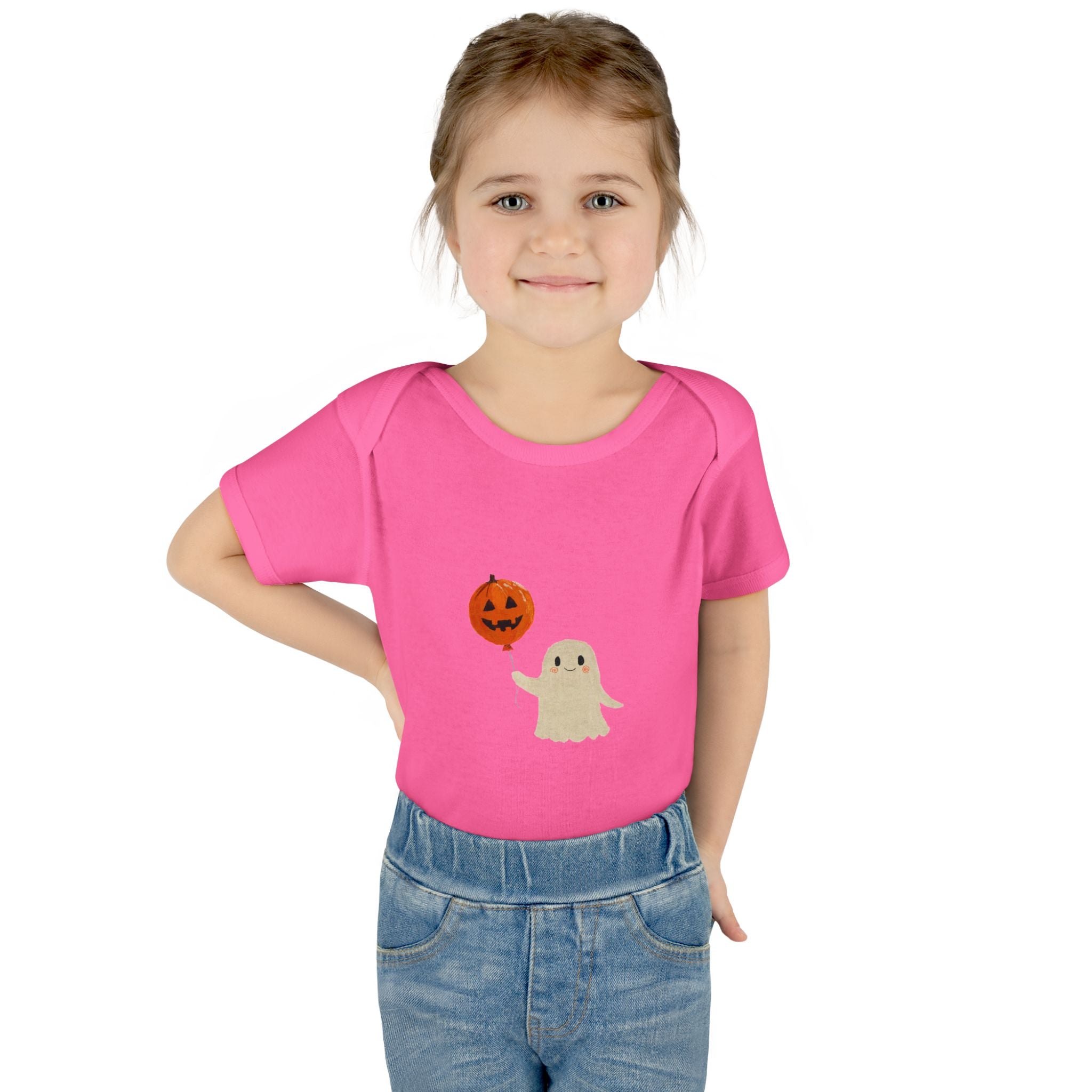 Halloween Baby Bodysuit | Cute Pumpkin Ghost Infant Outfit