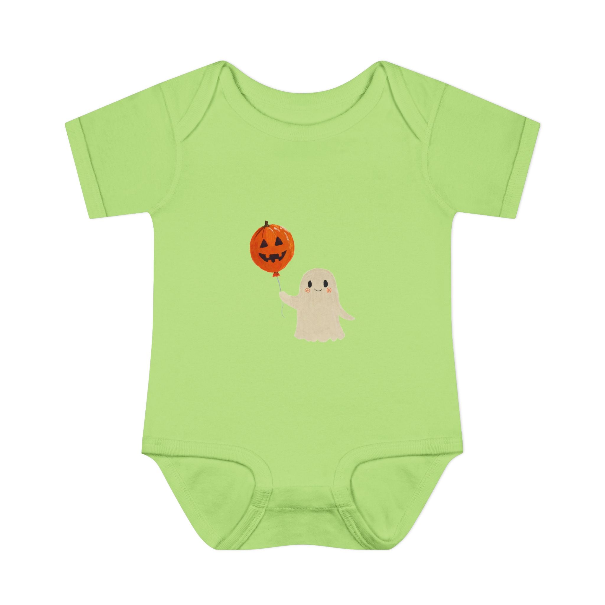 Halloween Baby Bodysuit | Cute Pumpkin Ghost Infant Outfit