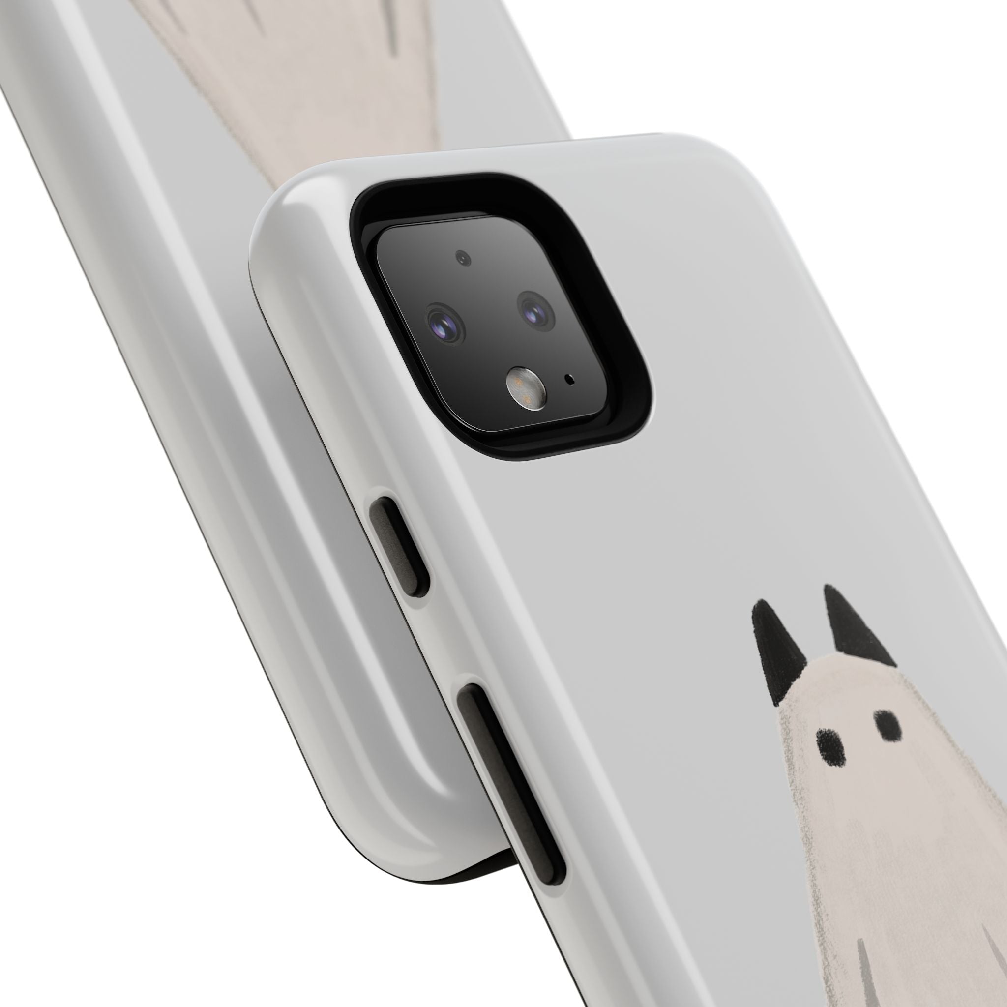Cute Cat Ghost Phone Case | Halloween Gift for Cat Lovers