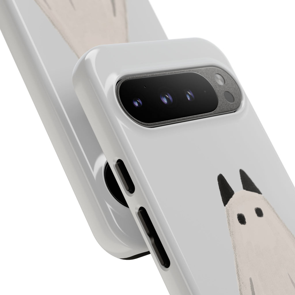Cute Cat Ghost Phone Case | Halloween Gift for Cat Lovers