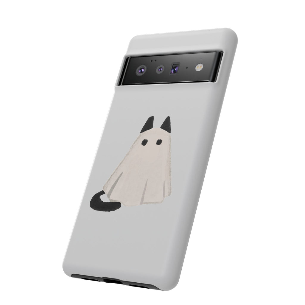 Cute Cat Ghost Phone Case | Halloween Gift for Cat Lovers
