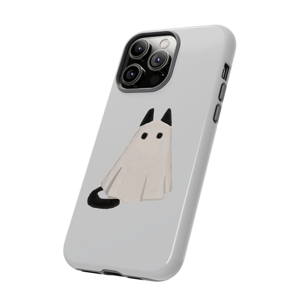 Cute Cat Ghost Phone Case | Halloween Gift for Cat Lovers