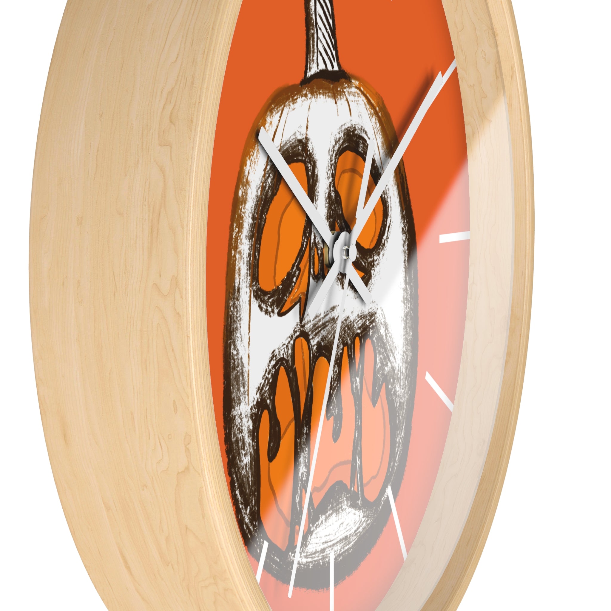 Halloween Pumpkin Wall Clock | Spooky Fall Home Decor