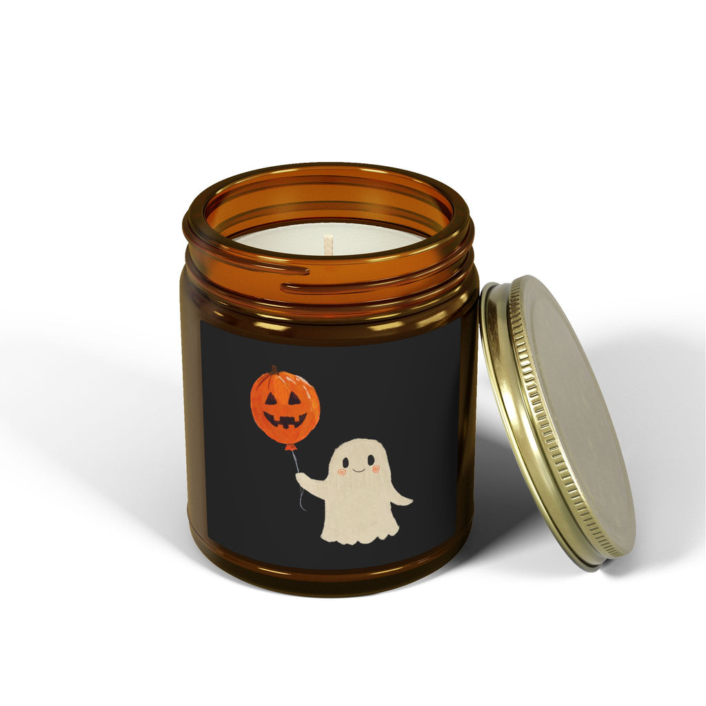 Ghostly Halloween Scented Candle | Cozy Fall Home Decor Gift