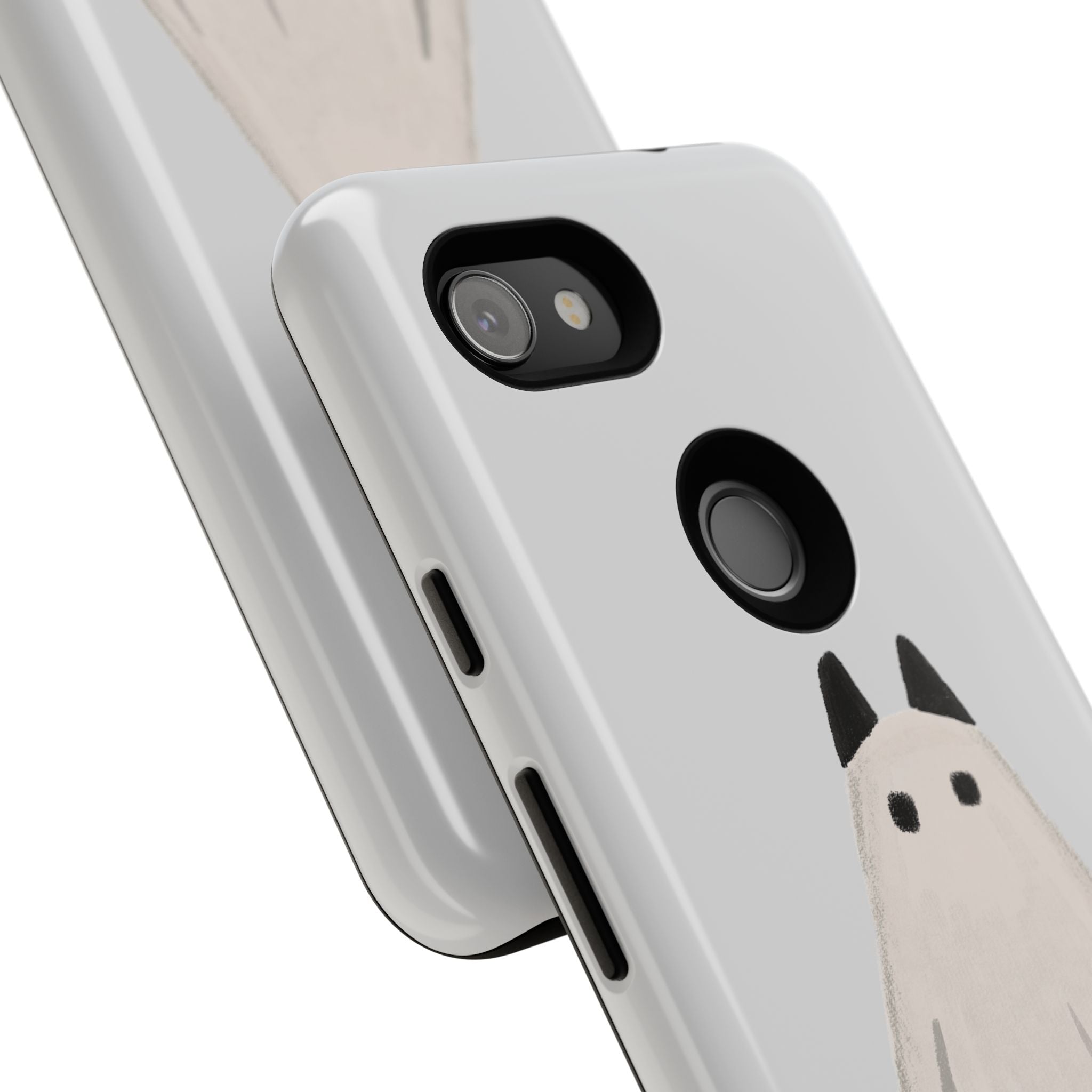 Cute Cat Ghost Phone Case | Halloween Gift for Cat Lovers