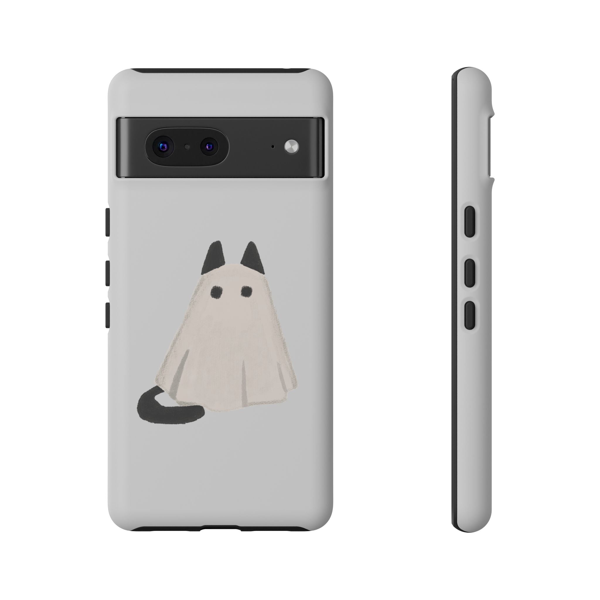 Cute Cat Ghost Phone Case | Halloween Gift for Cat Lovers