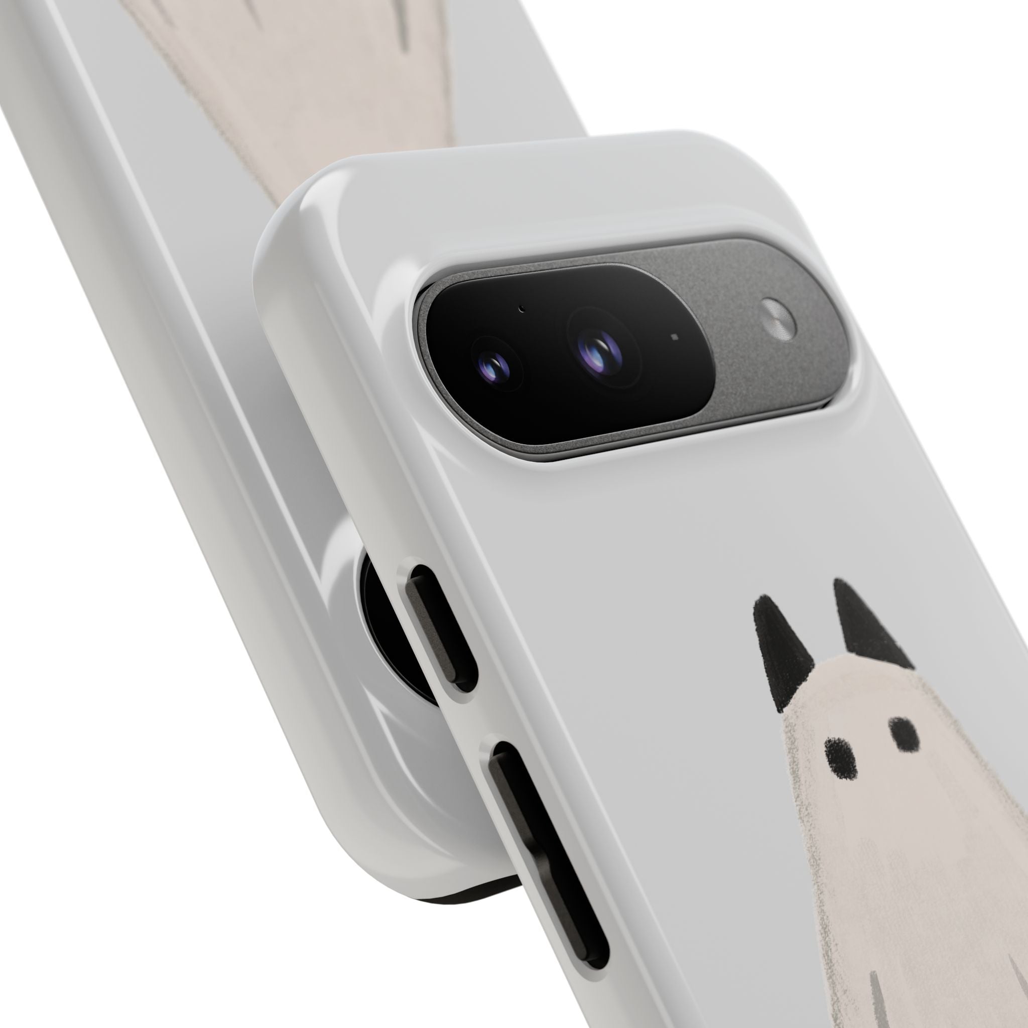 Cute Cat Ghost Phone Case | Halloween Gift for Cat Lovers