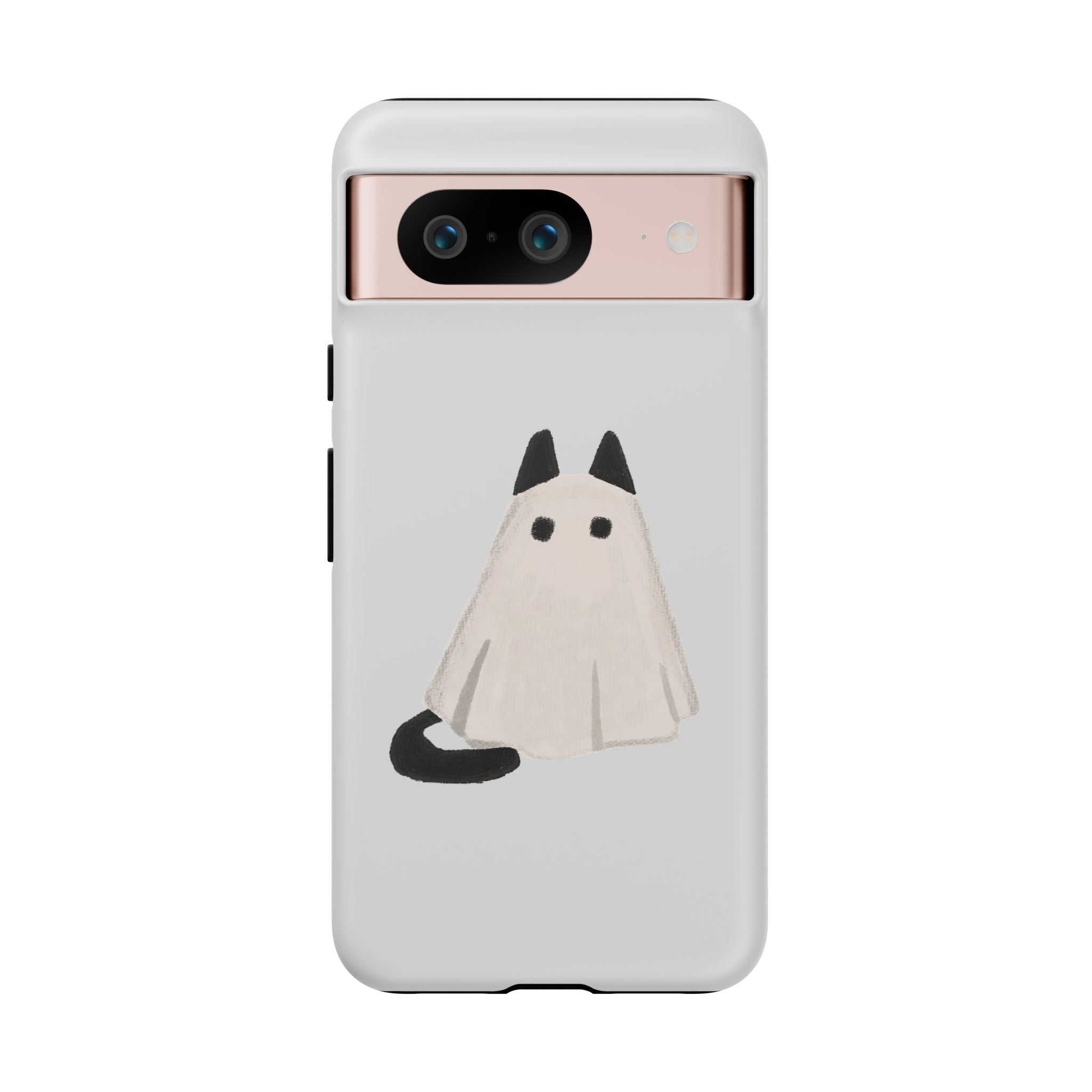 Cute Cat Ghost Phone Case | Halloween Gift for Cat Lovers