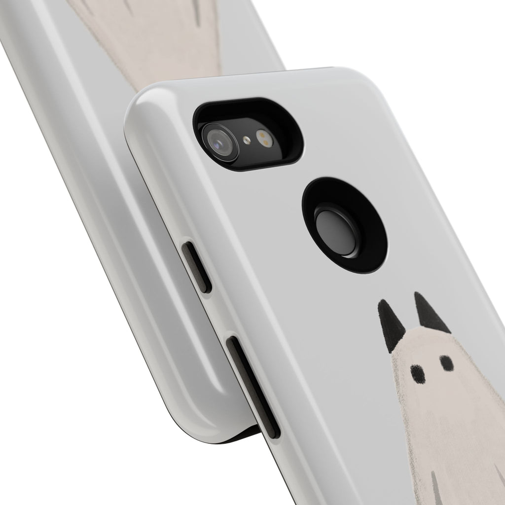 Cute Cat Ghost Phone Case | Halloween Gift for Cat Lovers