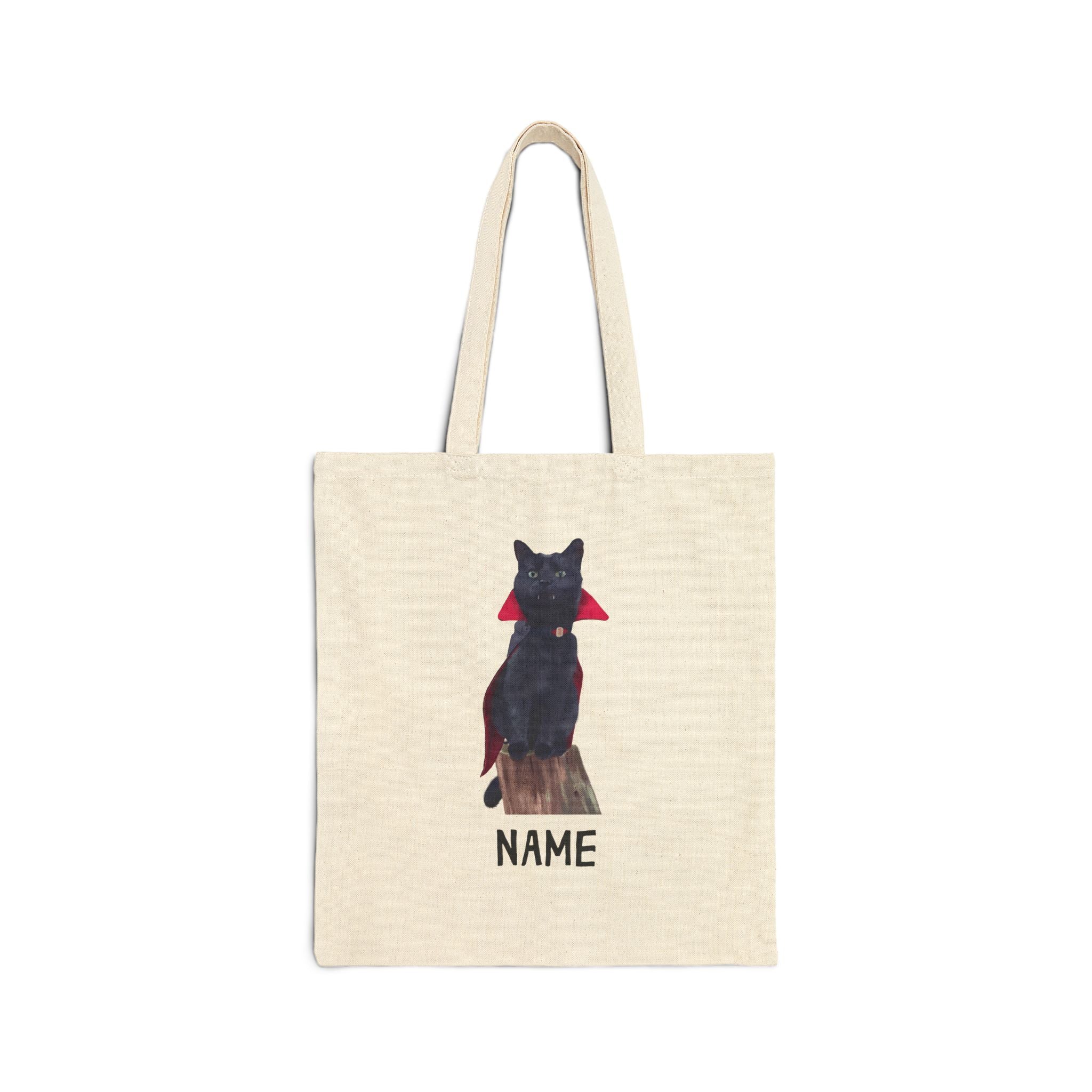 Custom Pet Portrait Tote Bag | Personalized Cotton Canvas Gift