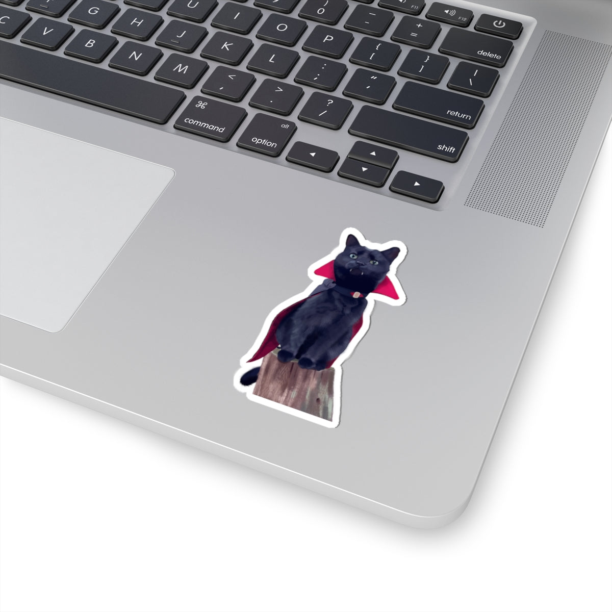 Cat Vampire Stickers | Cute Halloween Kiss-Cut Decals