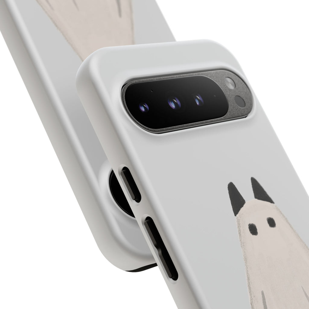 Cute Cat Ghost Phone Case | Halloween Gift for Cat Lovers